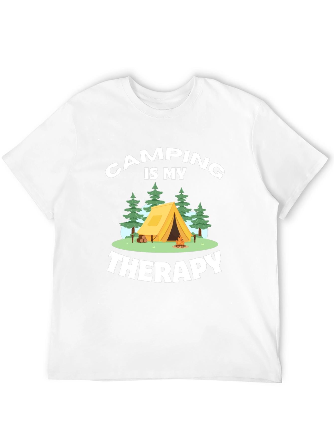 Camping is My Therapy Graphic T-Shirt