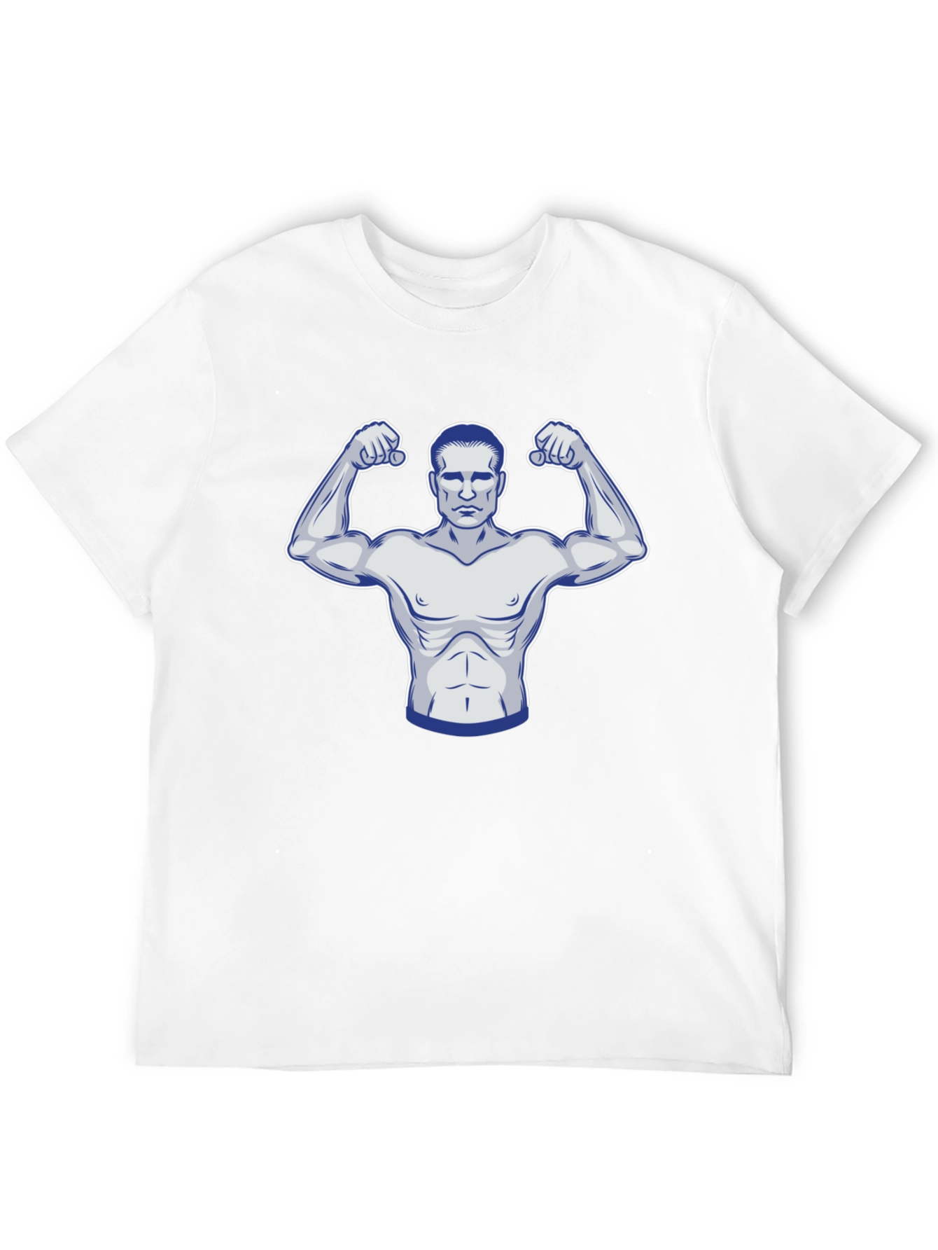 Muscle Man Graphic Tee - Black T-Shirt