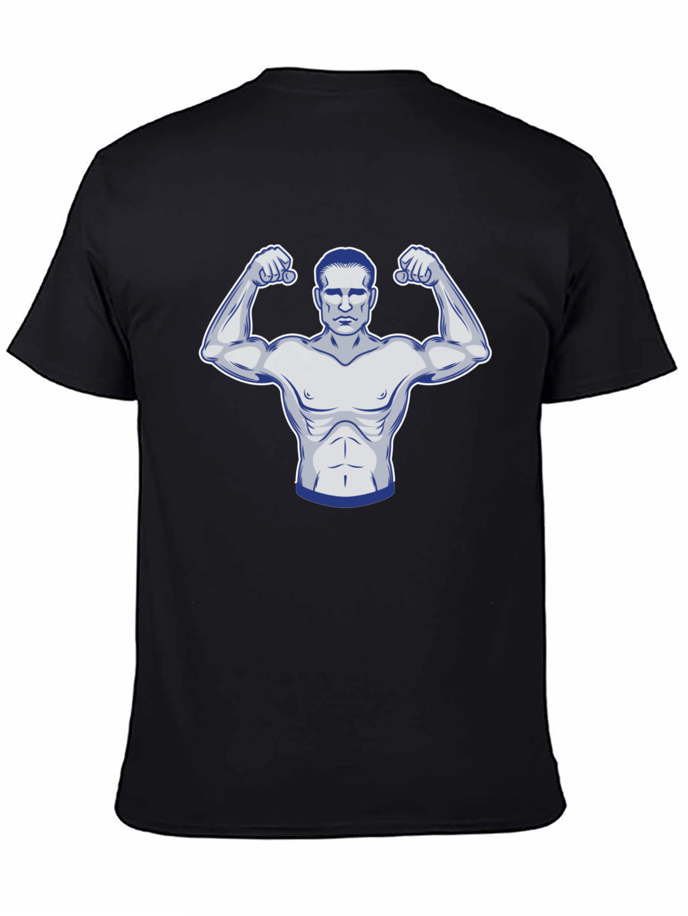 Muscle Man Graphic Tee - Black T-Shirt