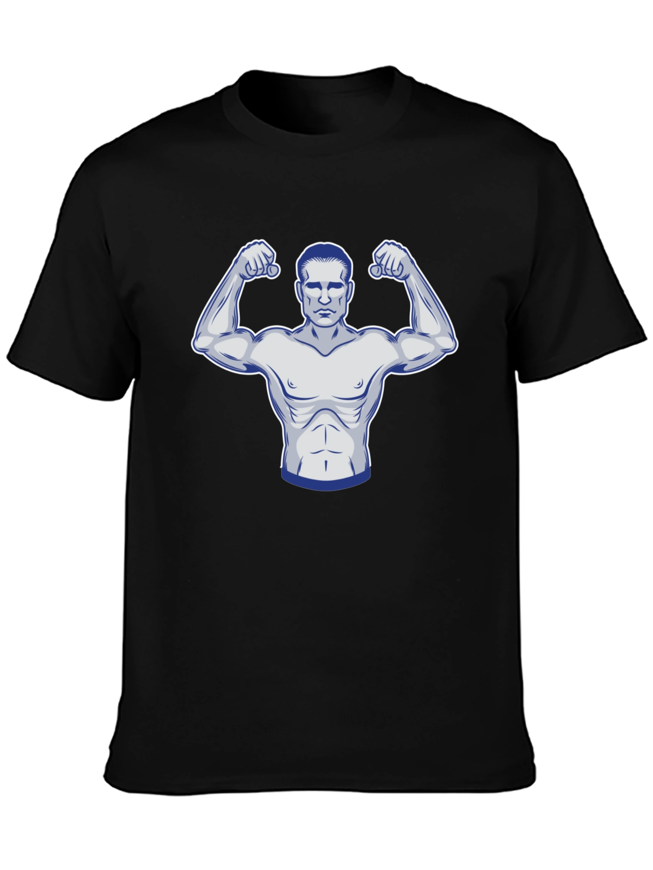 Muscle Man Graphic Tee - Black T-Shirt