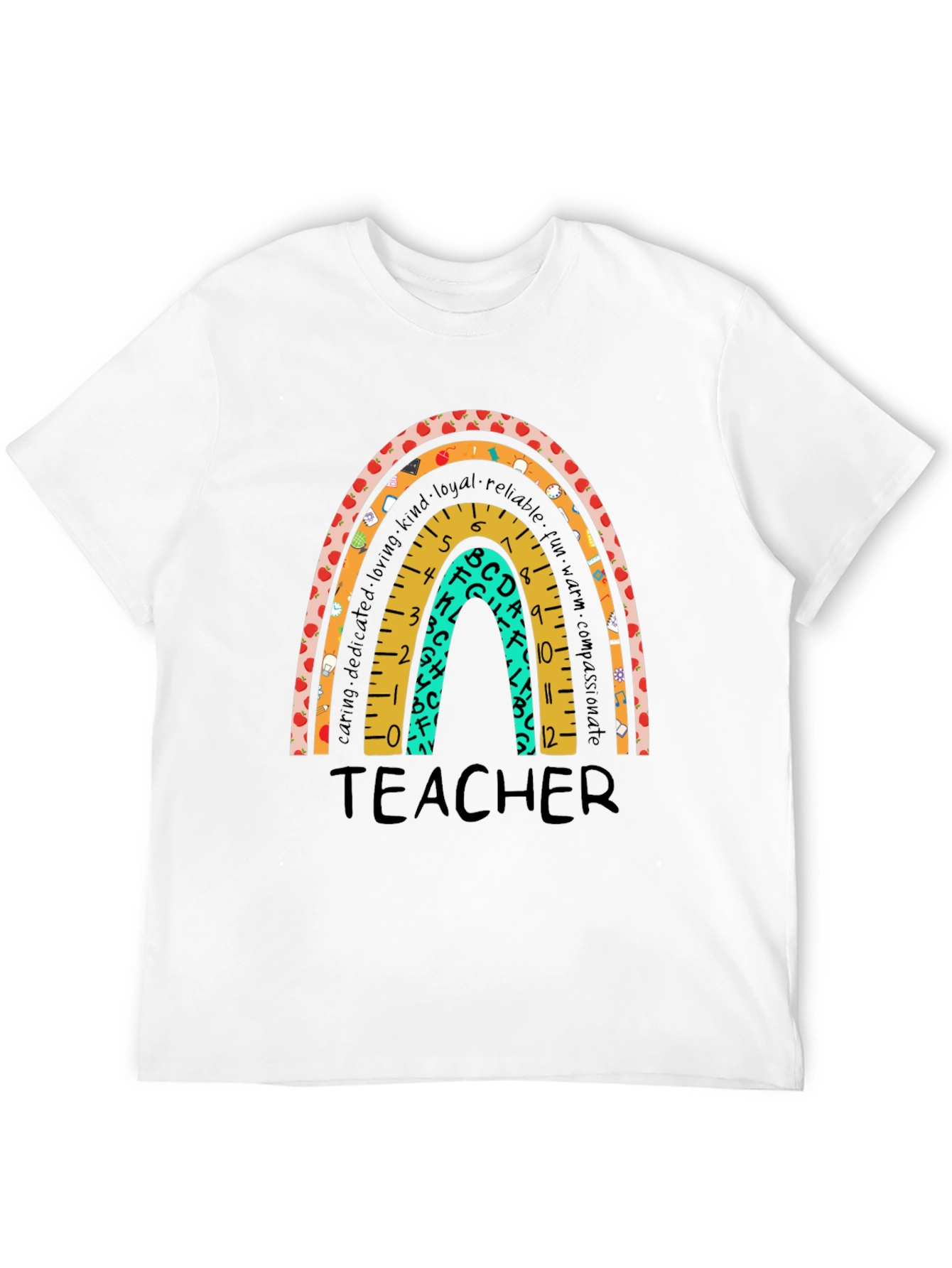 Teacher Rainbow Graphic Tee
