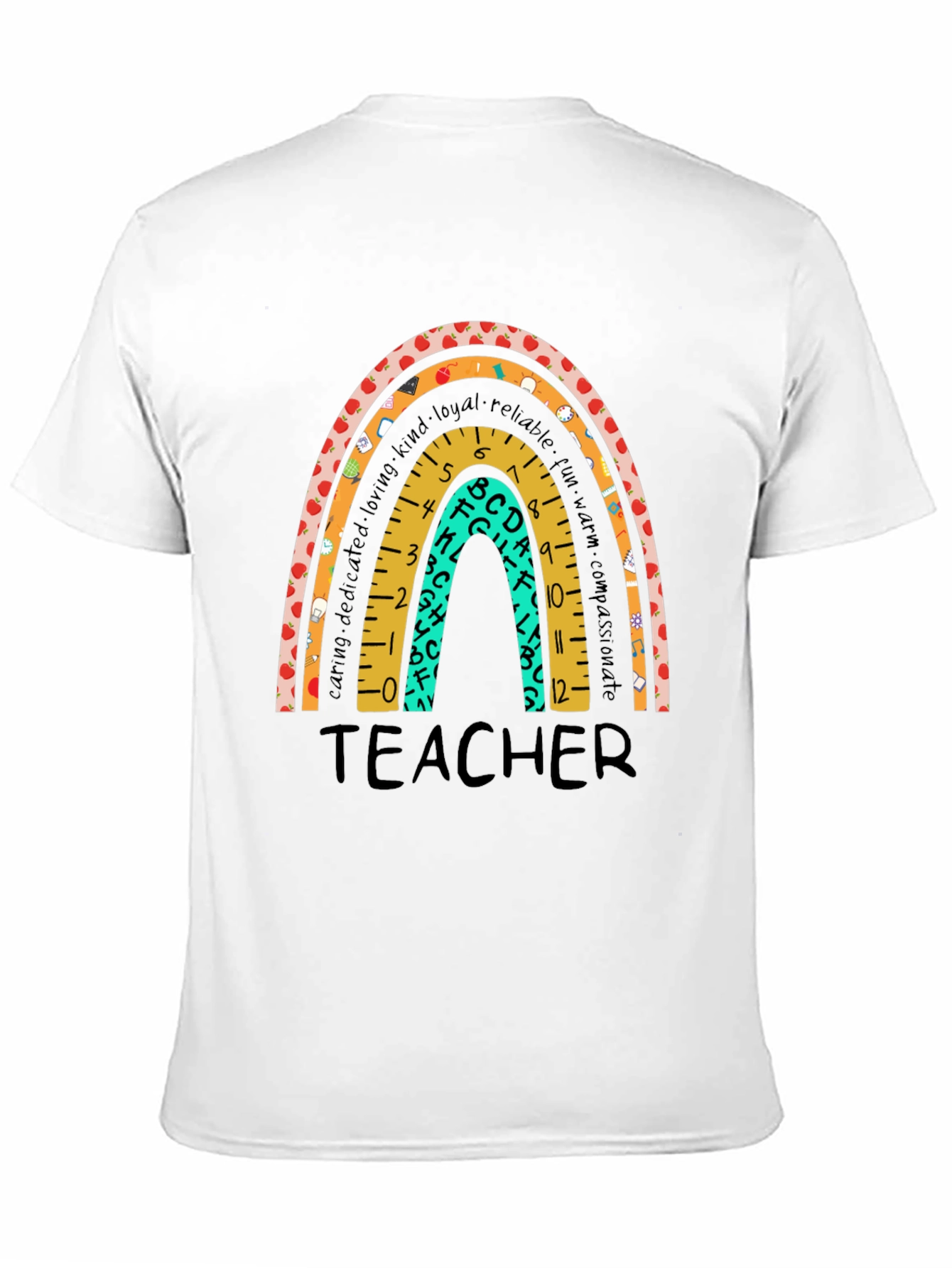Teacher Rainbow Graphic Tee