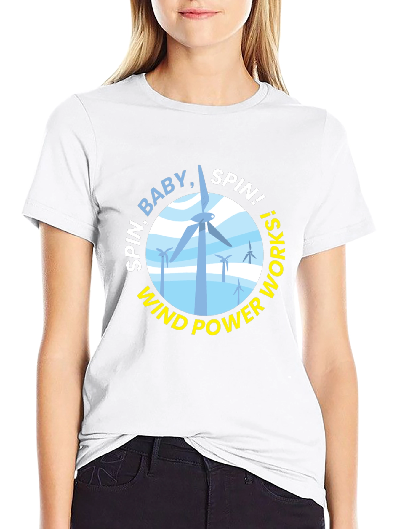 Spin Baby Spin! Wind Power T-Shirt
