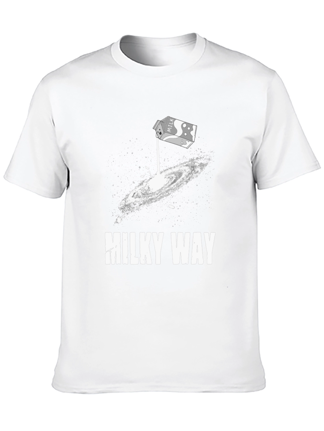 Milky Way Milk Cartoon T-Shirt