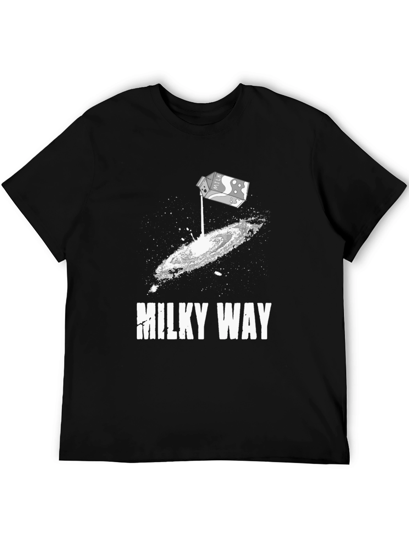 Milky Way Milk Cartoon T-Shirt