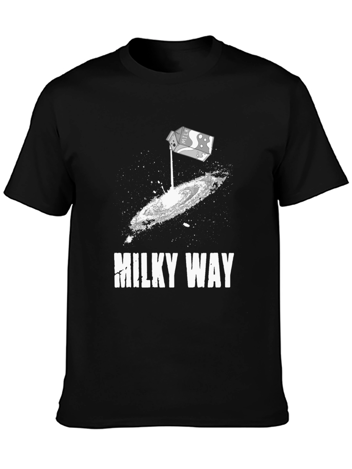 Milky Way Milk Cartoon T-Shirt