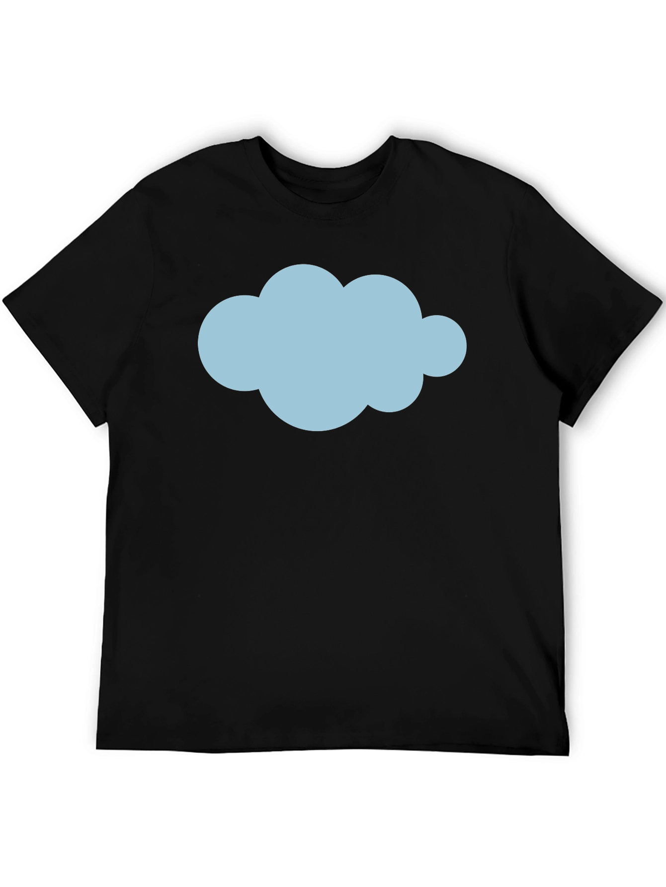 Cloud Graphic Black T-Shirt