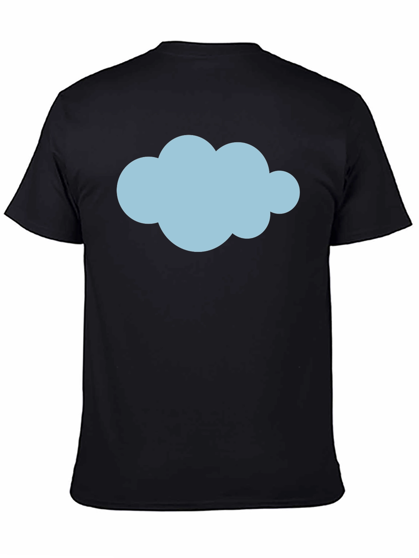 Cloud Graphic Black T-Shirt