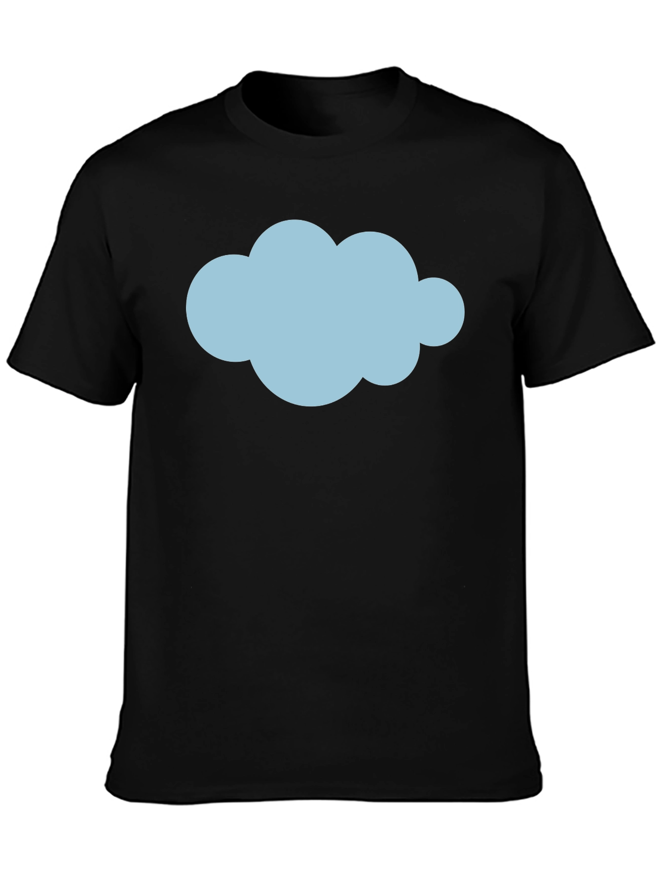 Cloud Graphic Black T-Shirt