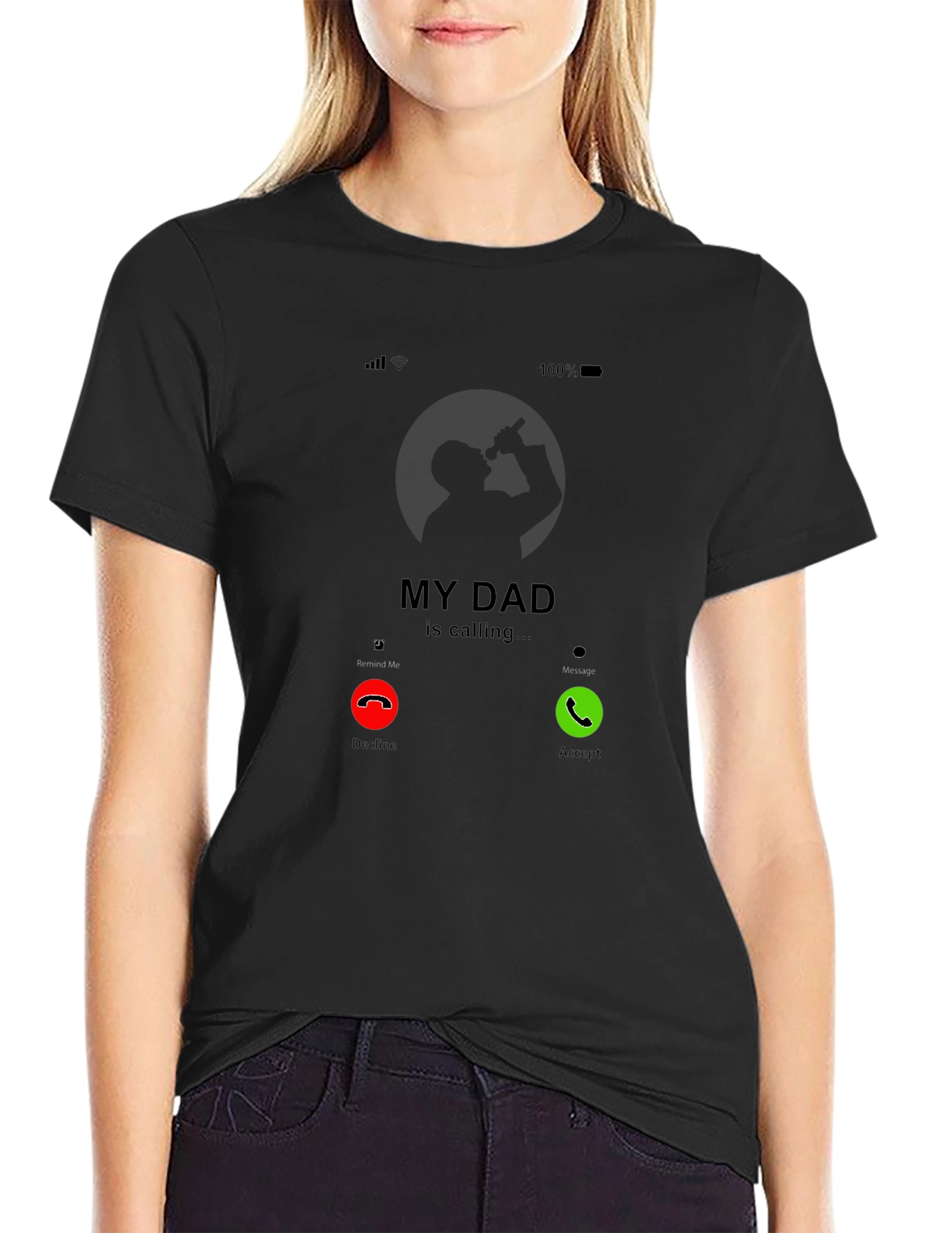 My Dad Is Calling Graphic Tee