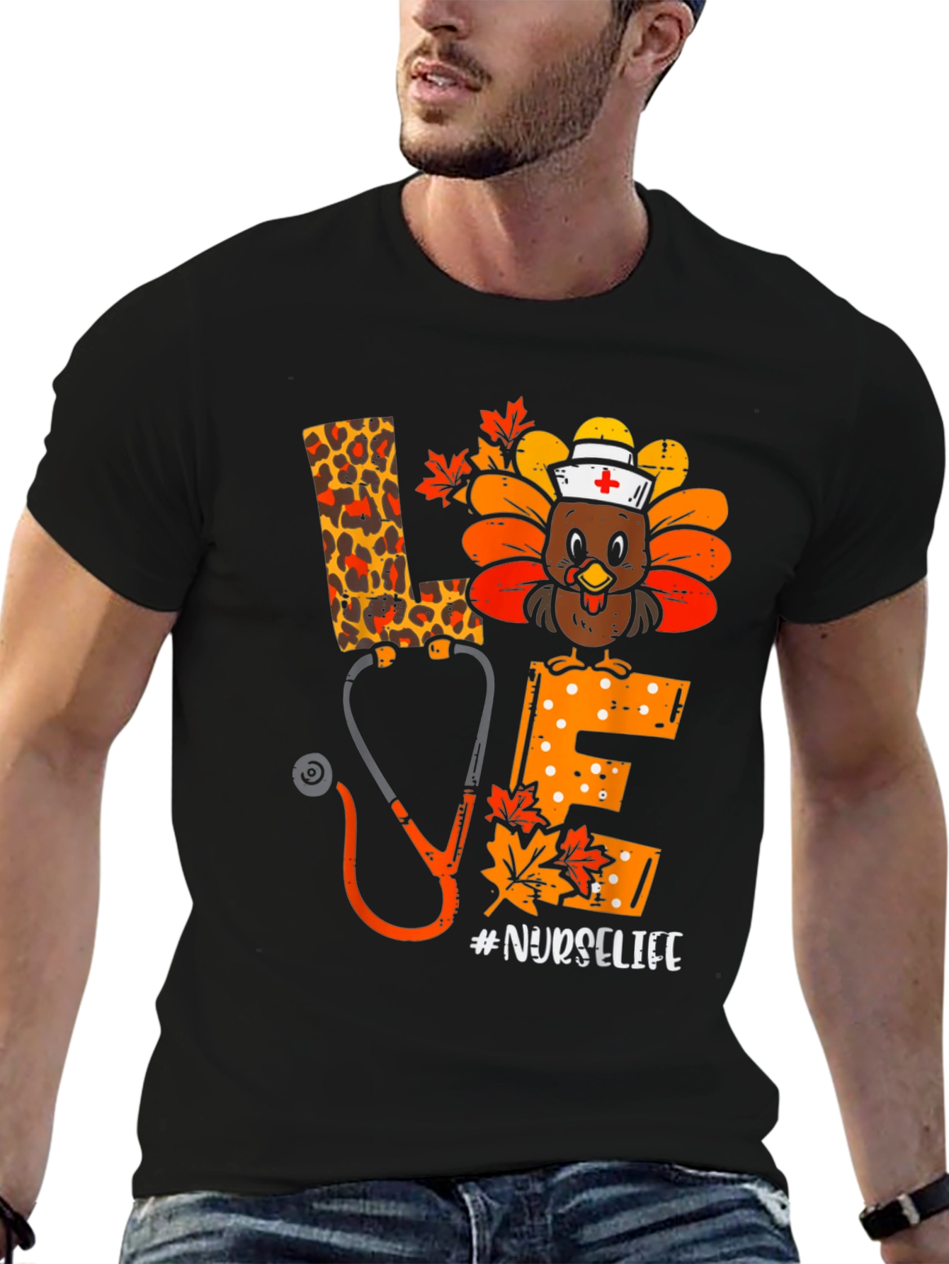 Nurse Life Turkey Love T-Shirt