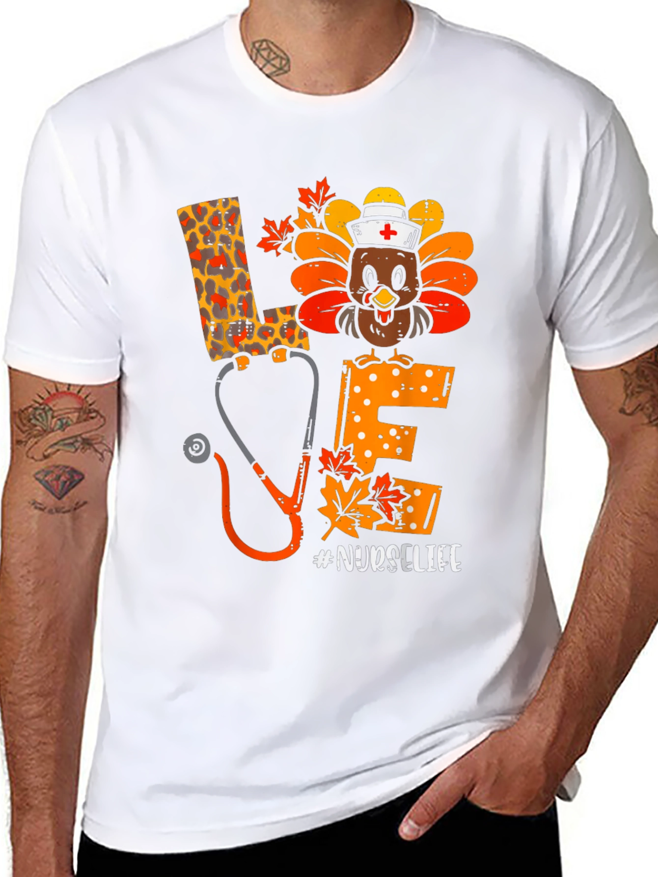 Nurse Life Turkey Love T-Shirt