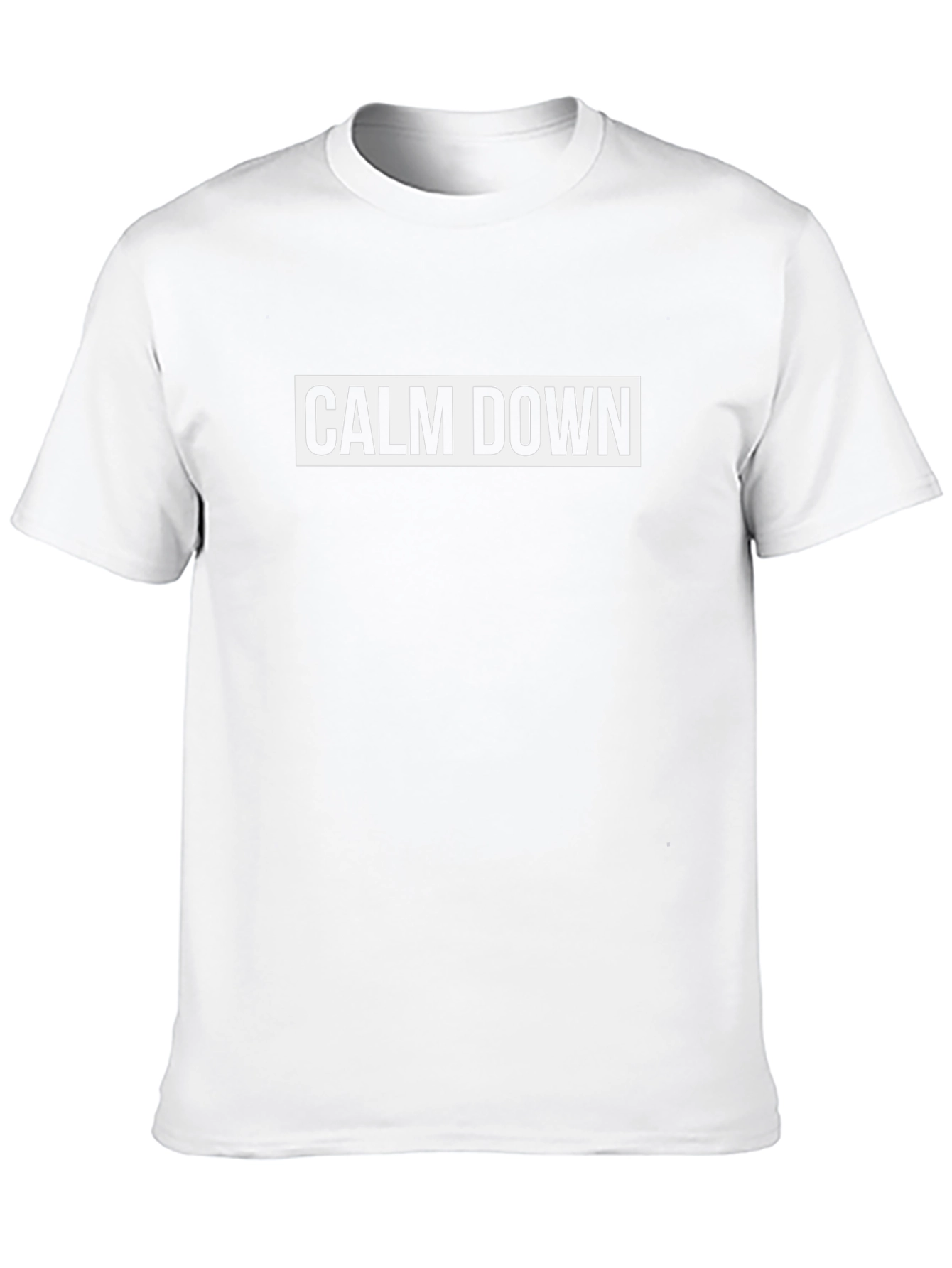 Calm Down Graphic Tee - Relaxed Fit T-Shirt