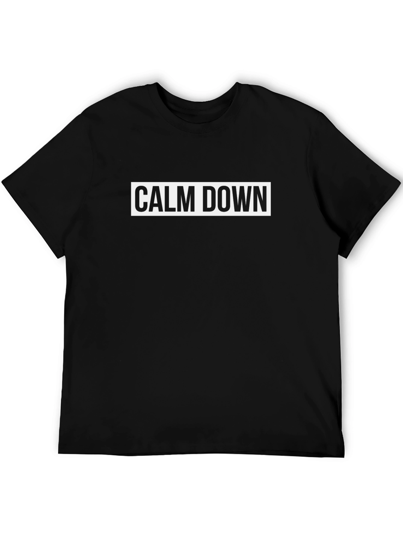 Calm Down Graphic Tee - Relaxed Fit T-Shirt