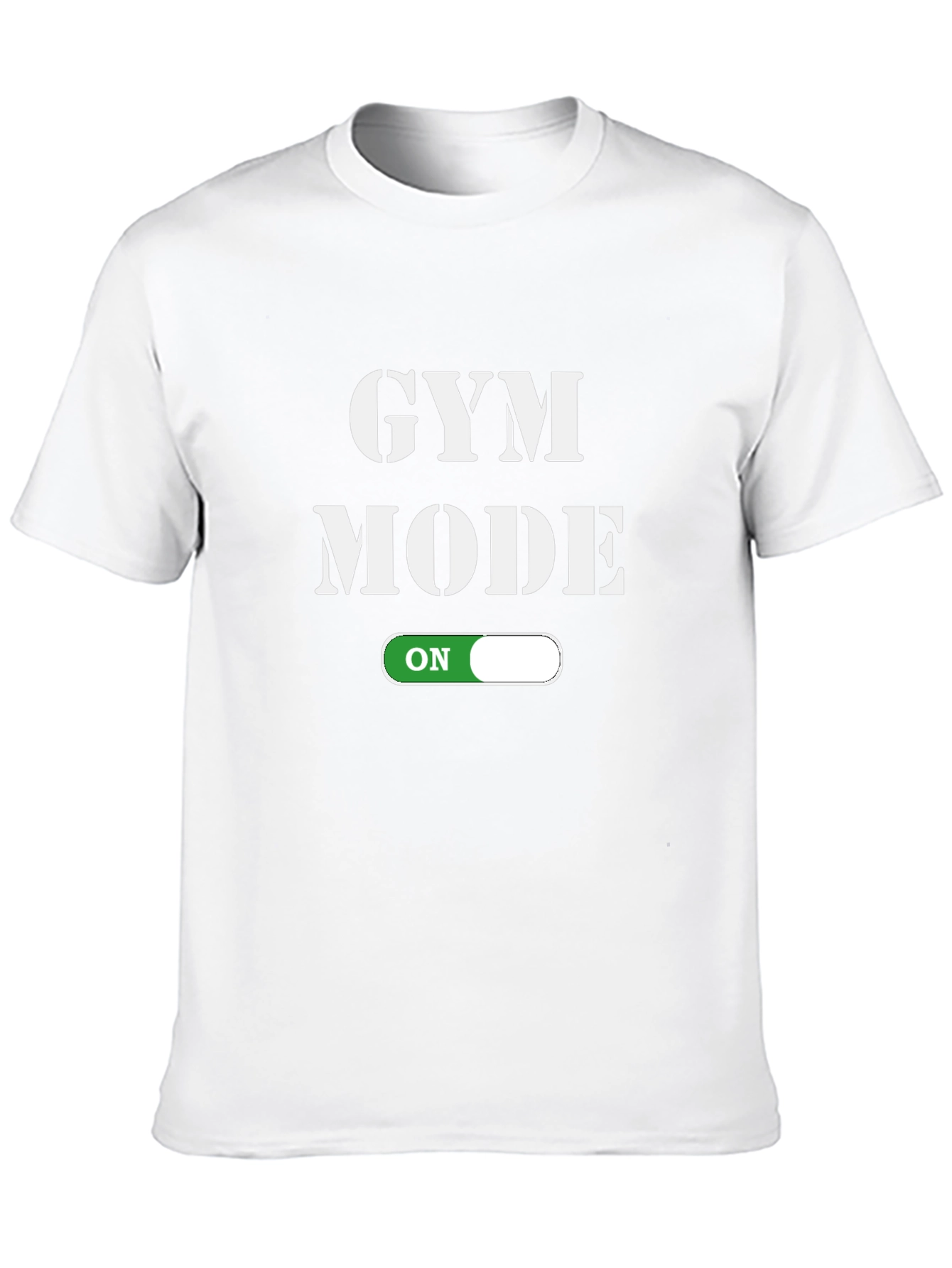 Gym Mode On Black Graphic T-Shirt