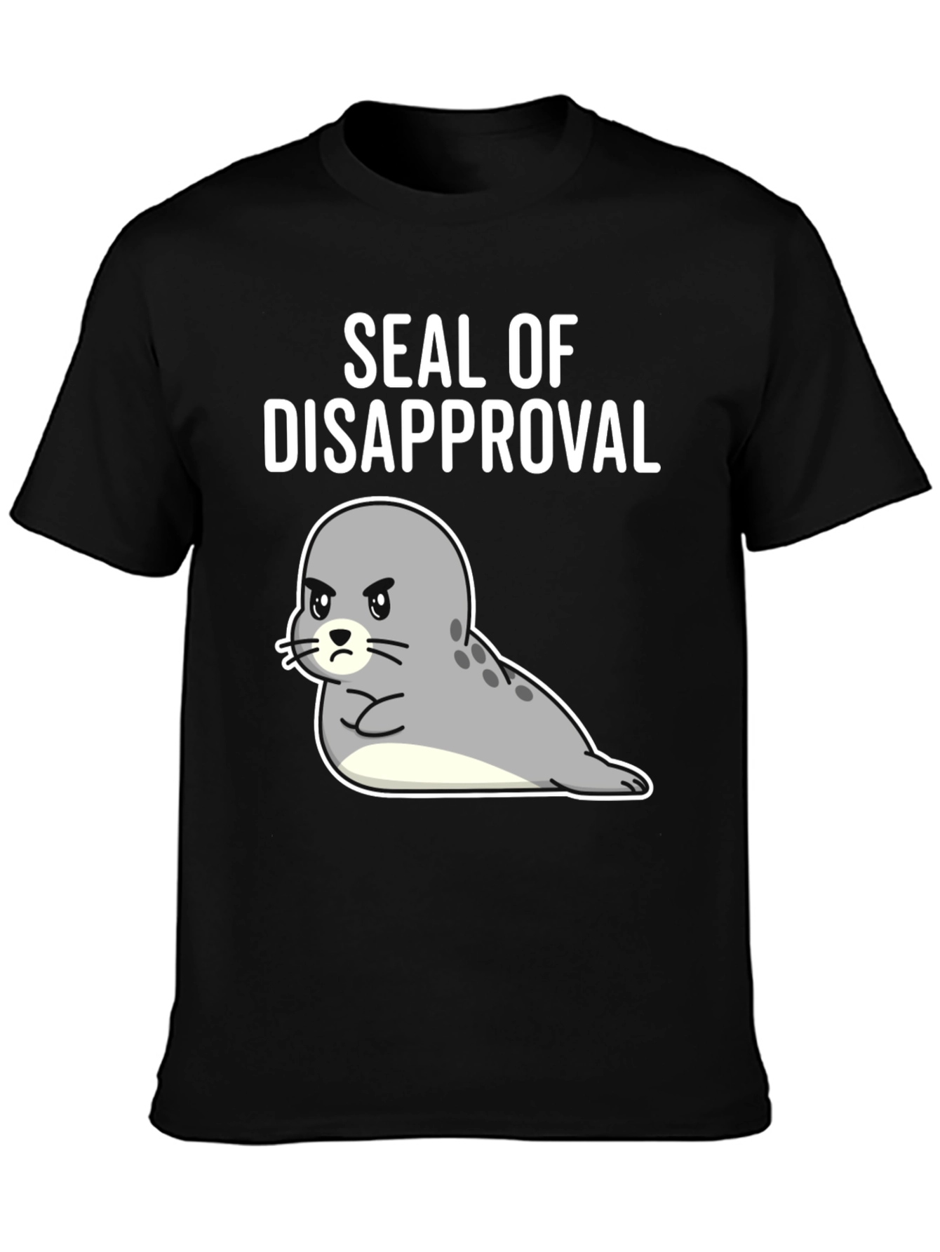 Seal of Disapproval Graphic Tee - Funny Novelty Shirt