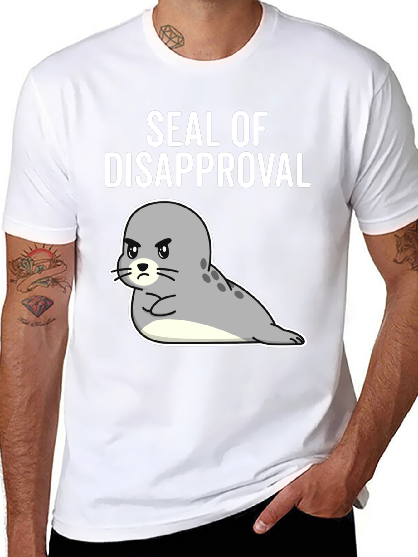 Seal of Disapproval Graphic Tee - Funny Novelty Shirt
