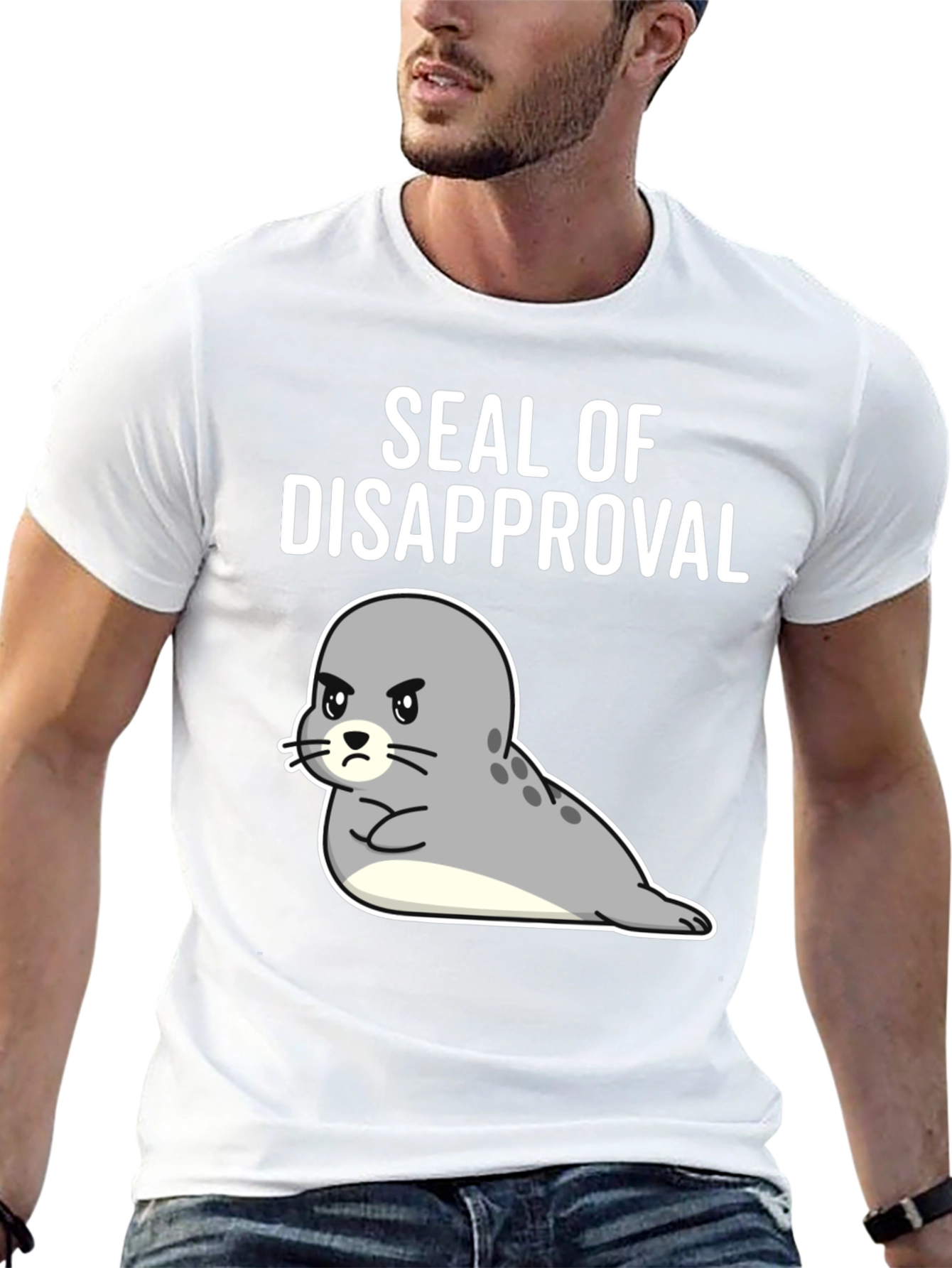 Seal of Disapproval Graphic Tee - Funny Novelty Shirt