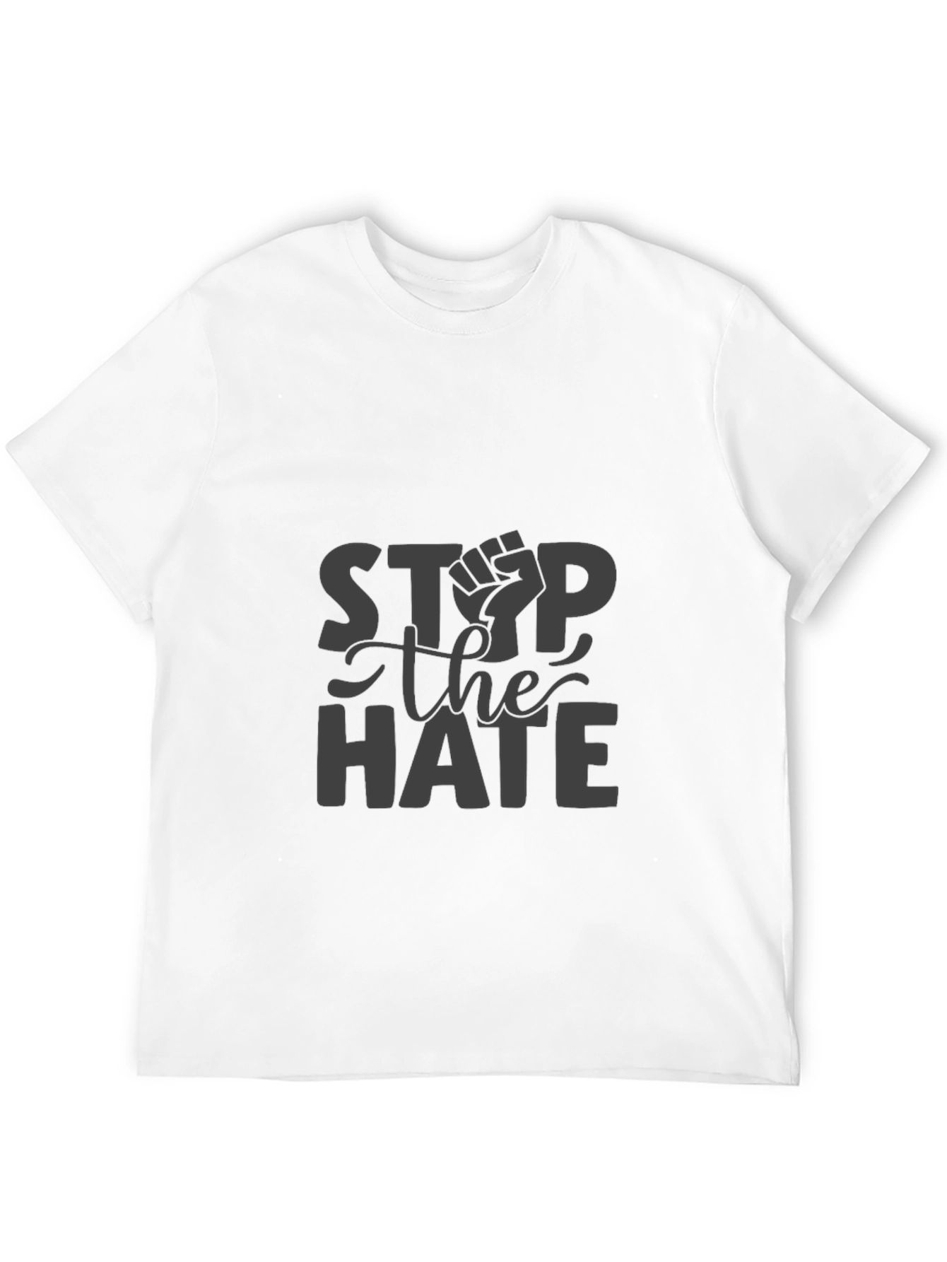 Stop the Hate Graphic Tee - Black