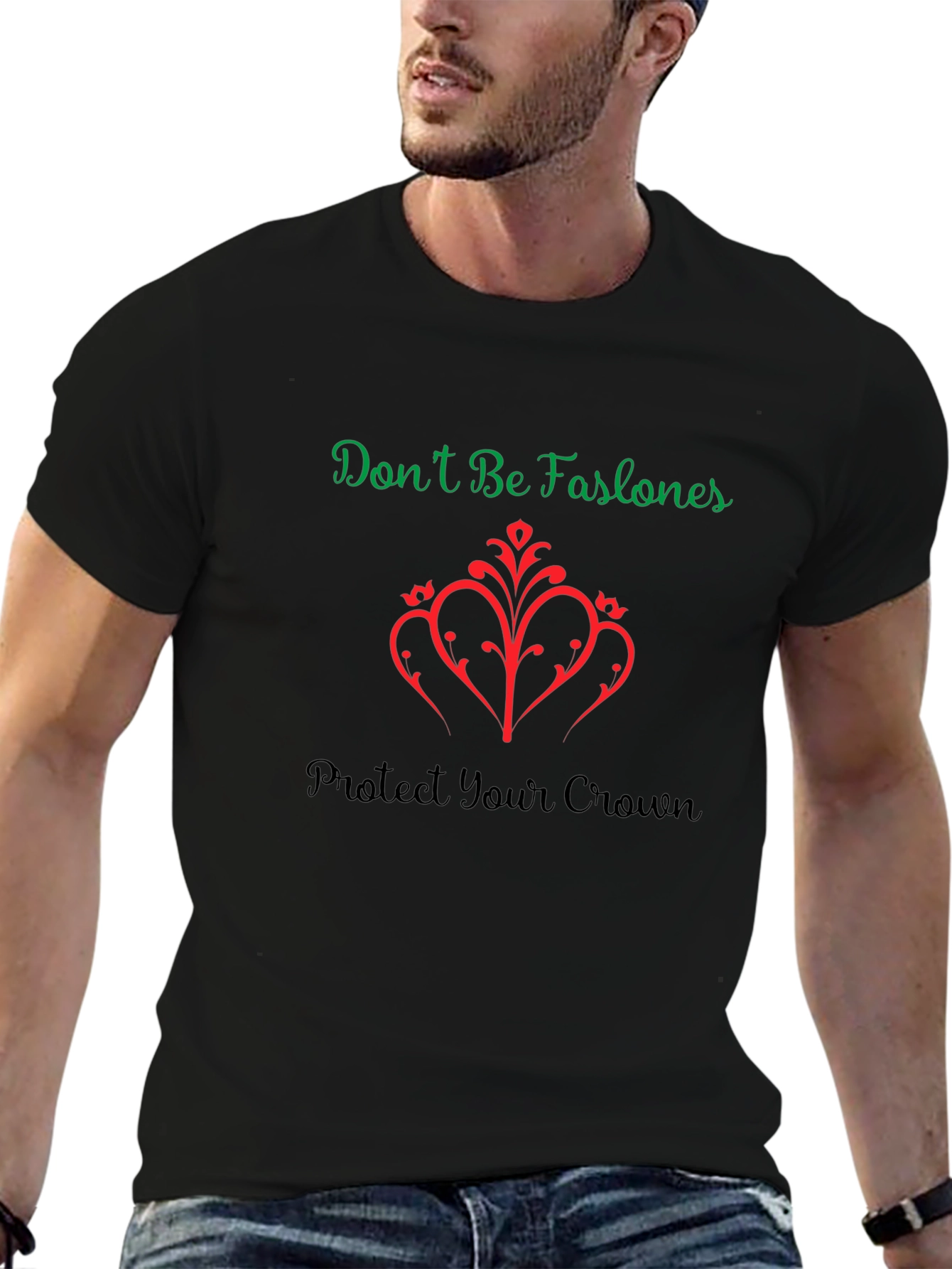 Protect Your Crown Black T-Shirt