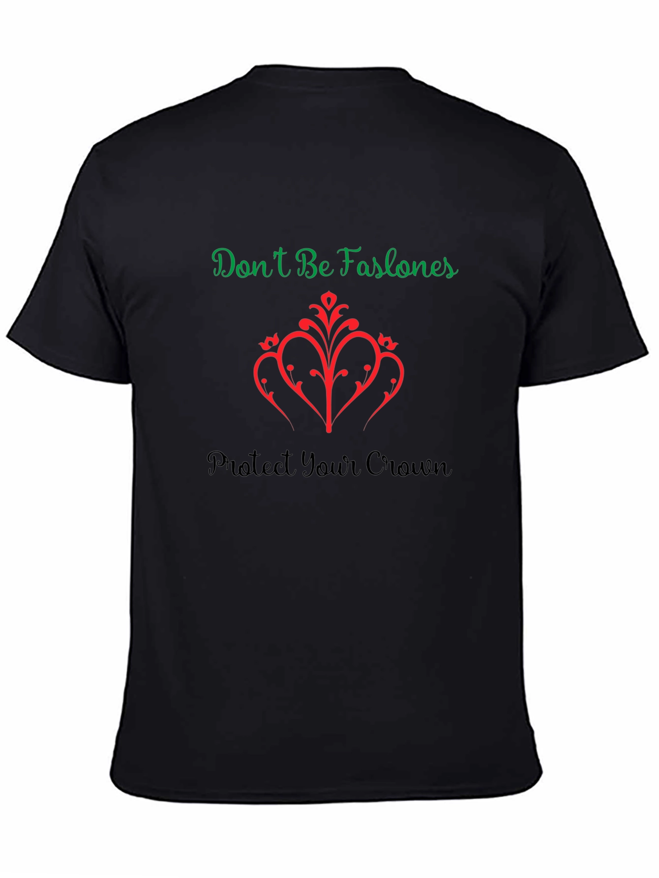 Protect Your Crown Black T-Shirt