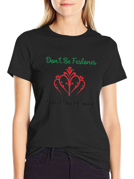 Protect Your Crown Black T-Shirt