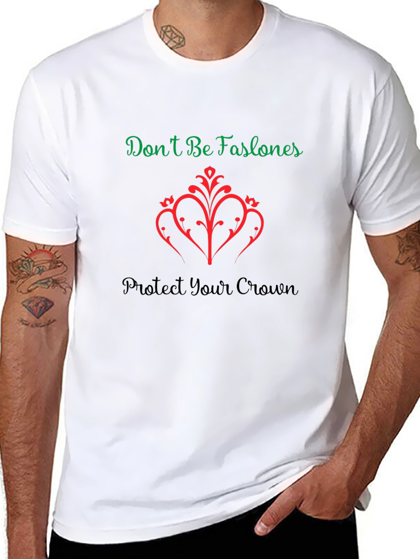 Protect Your Crown Black T-Shirt