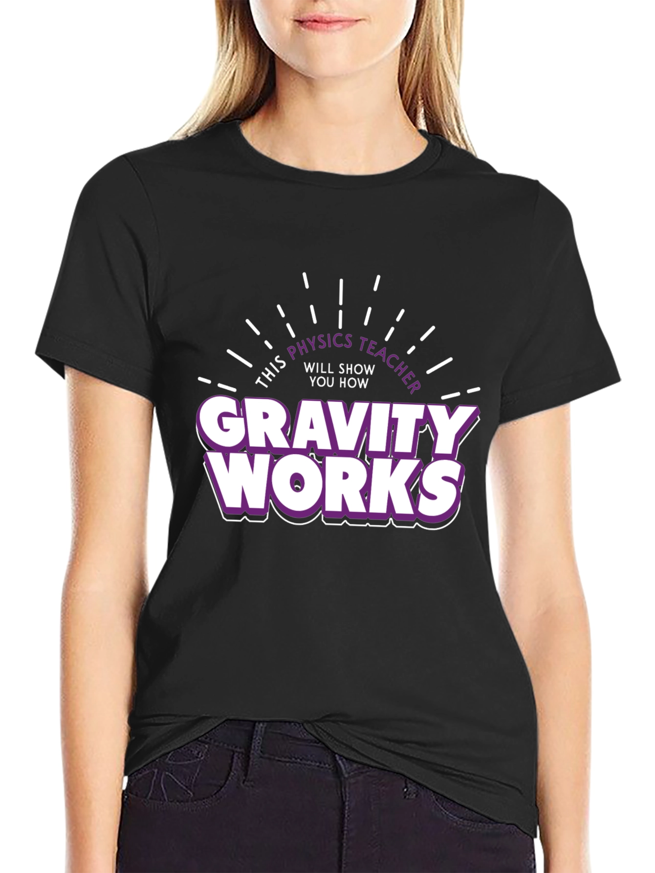 Gravity Works Physics Teacher T-Shirt