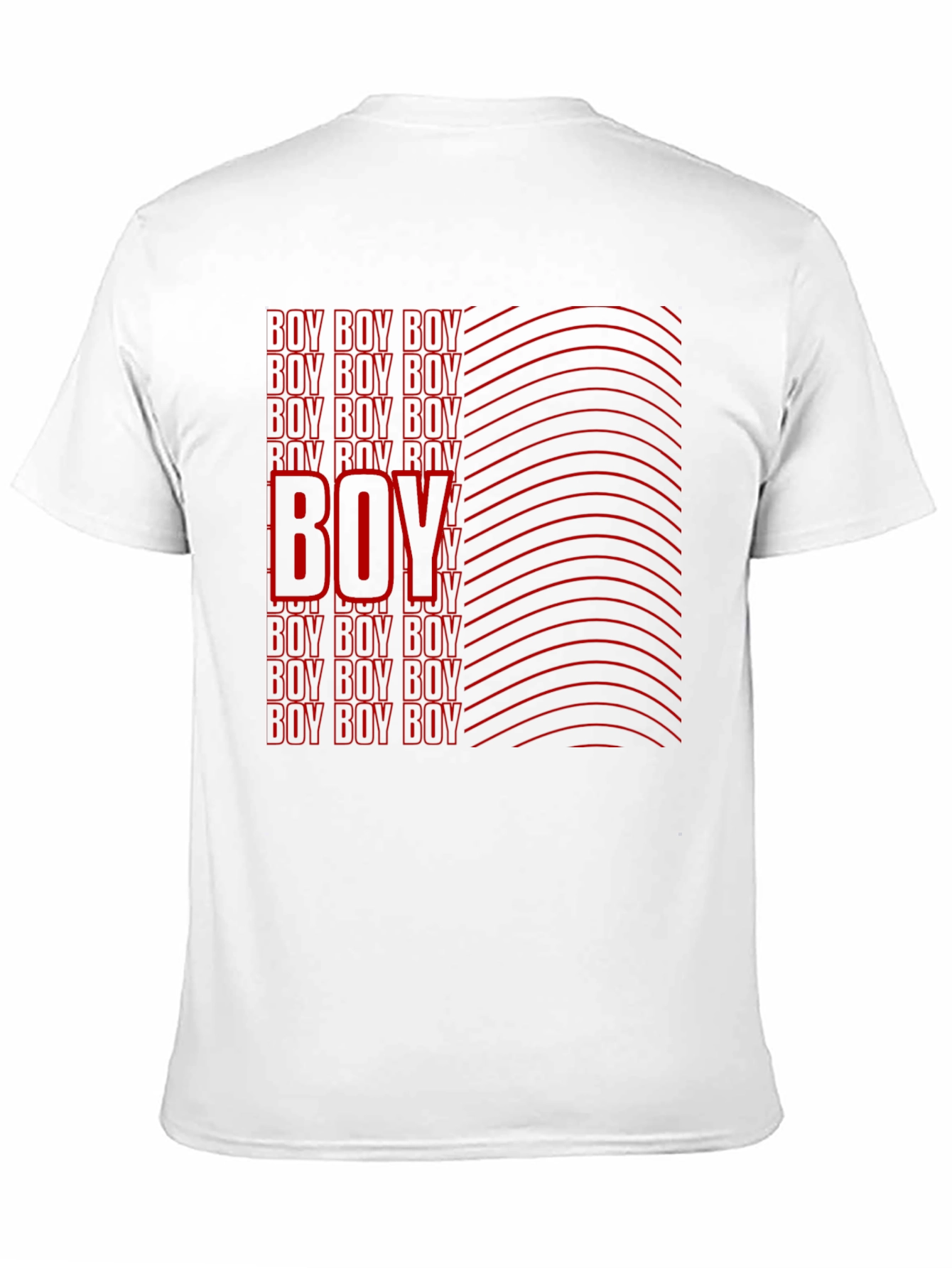 Boy Graphic Print Black T-Shirt
