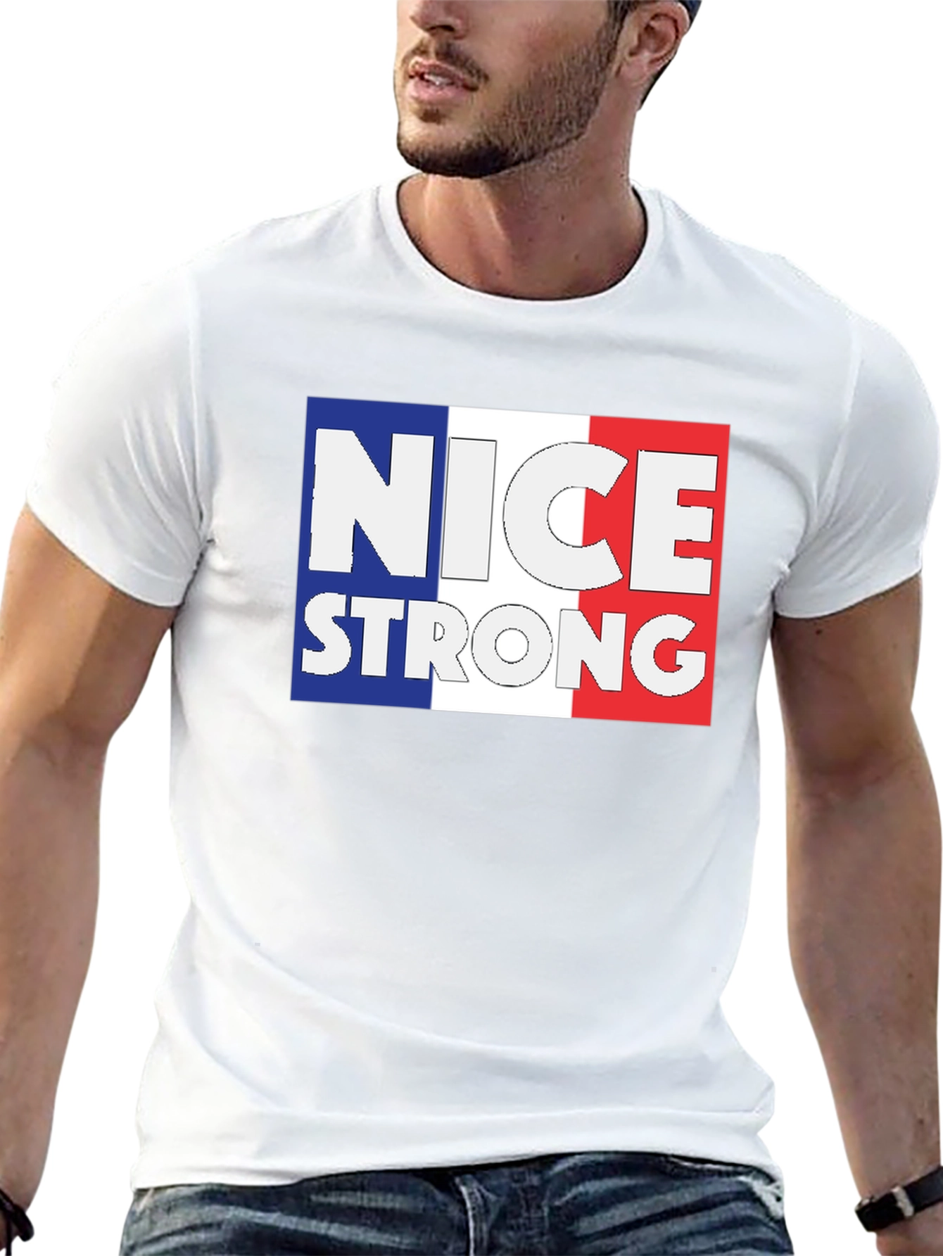 Nice Strong French Flag T-Shirt