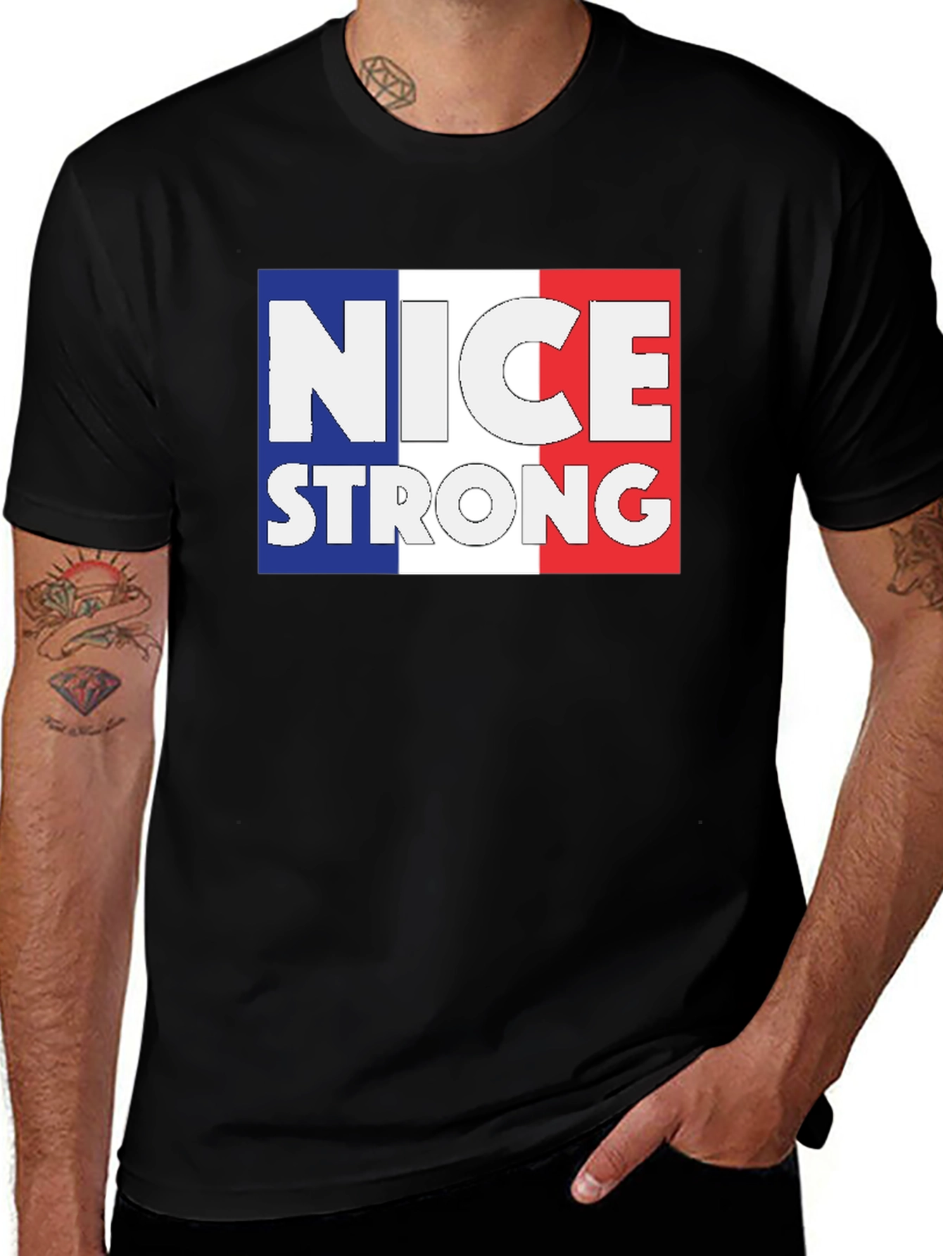 Nice Strong French Flag T-Shirt