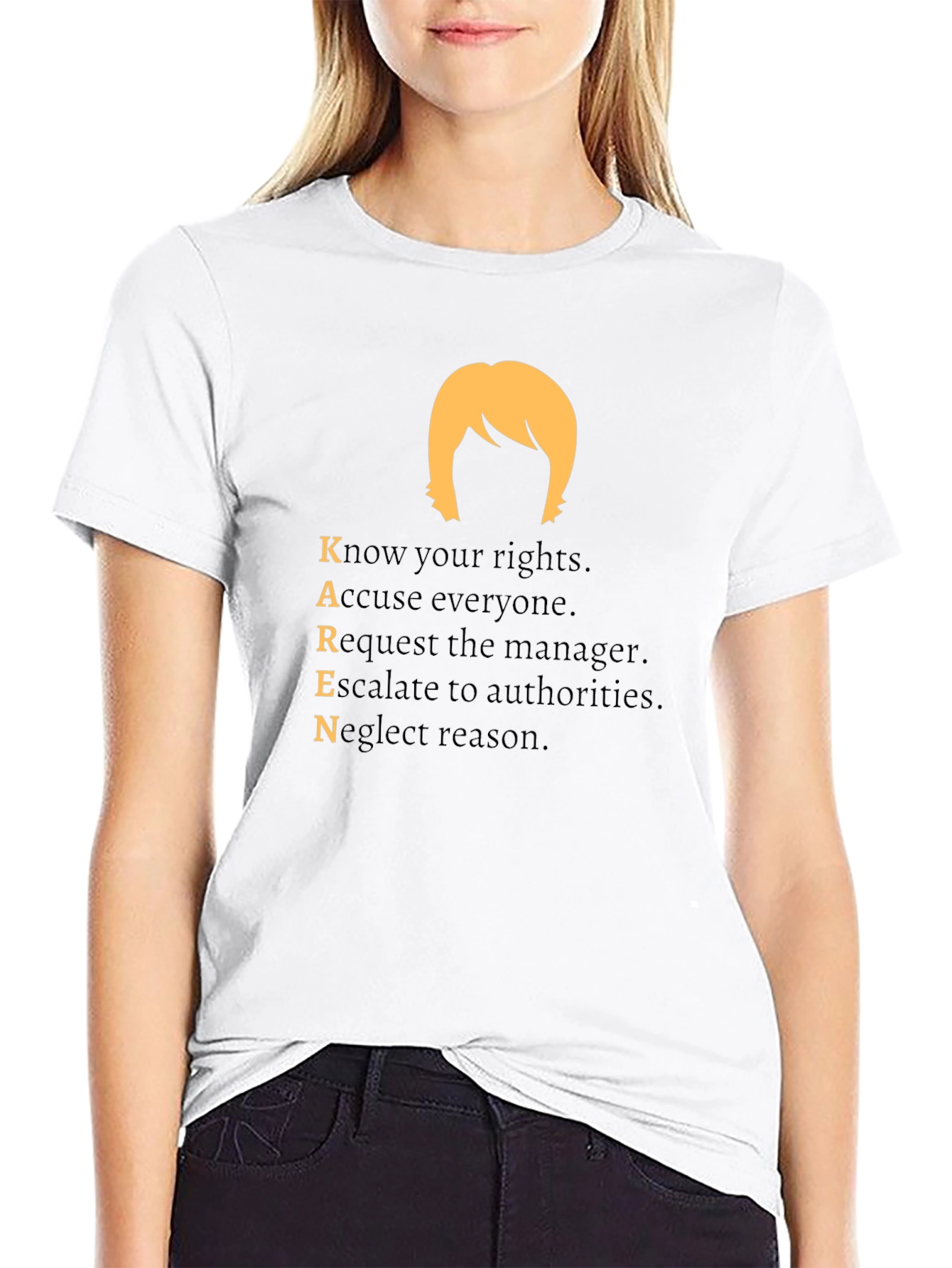 Funny Karen T-Shirt - Know Your Rights!