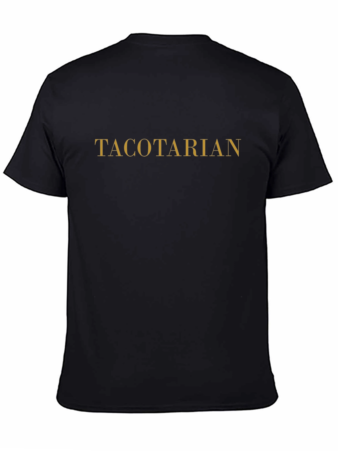 Tacotarian Black T-Shirt - Funny Foodie Tee