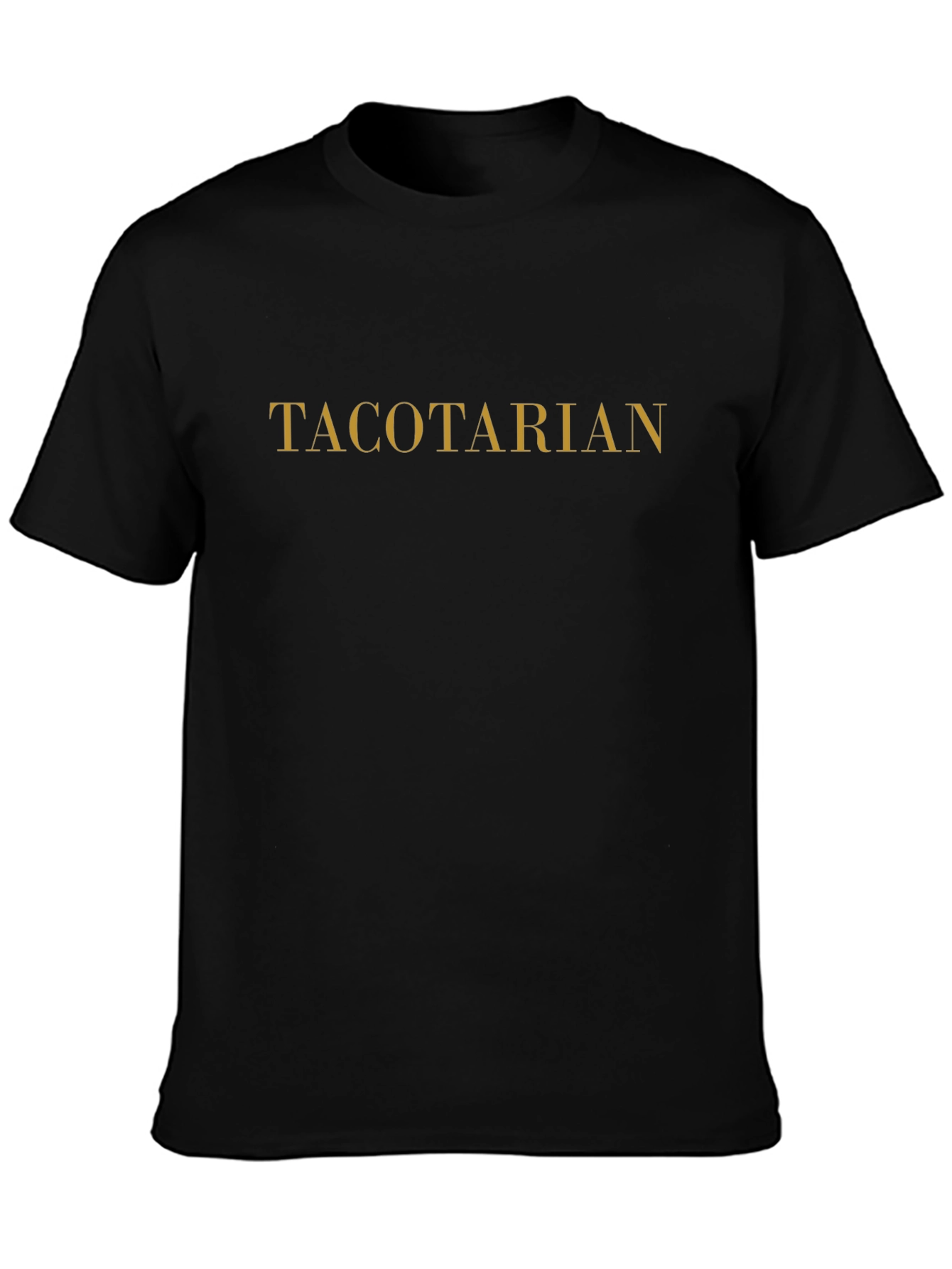 Tacotarian Black T-Shirt - Funny Foodie Tee
