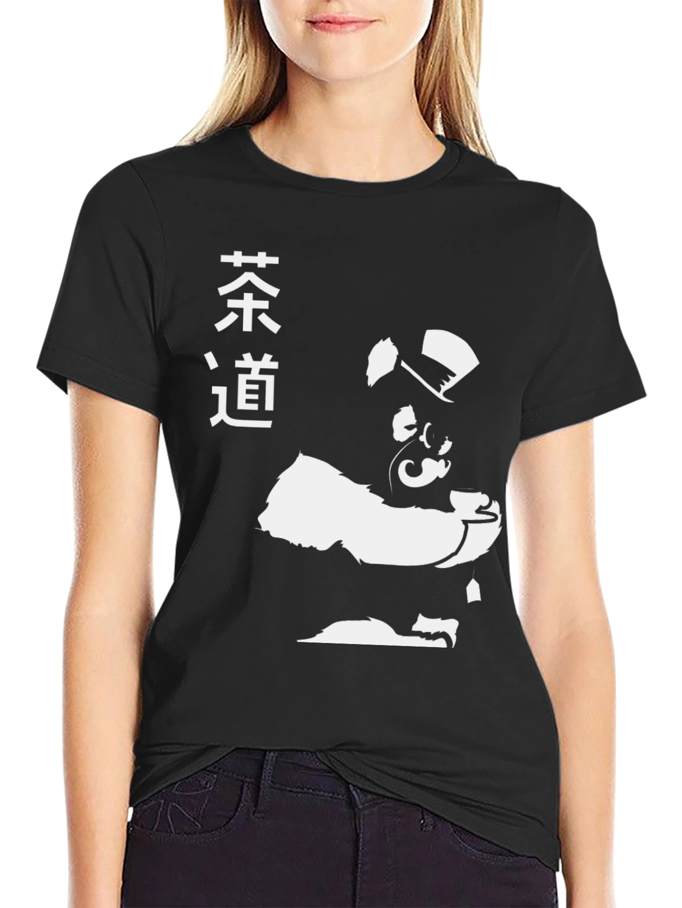 Tea Ceremony Gorilla T-Shirt - Unique Graphic Tee