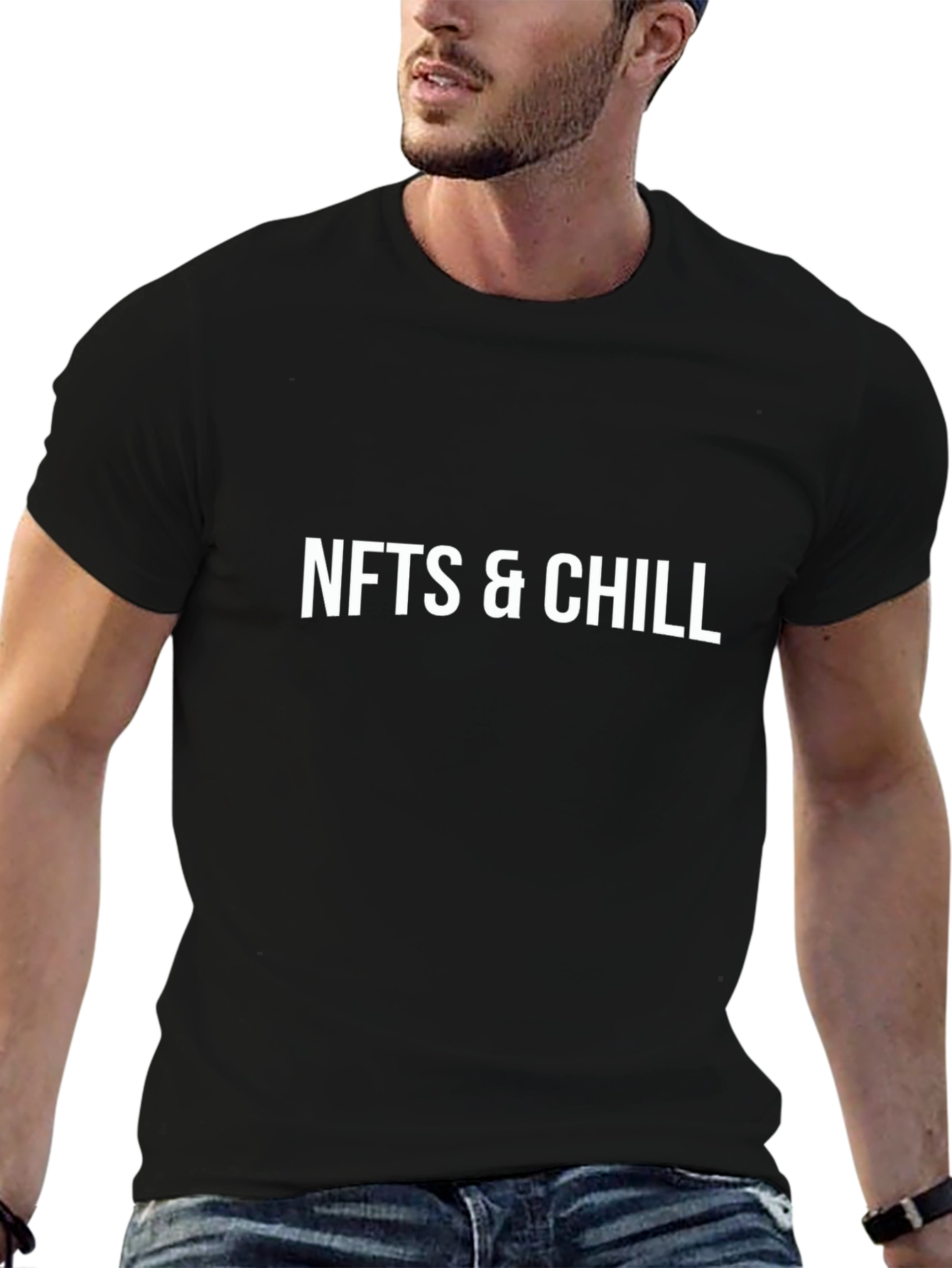 NFTs & Chill Graphic Tee - Black