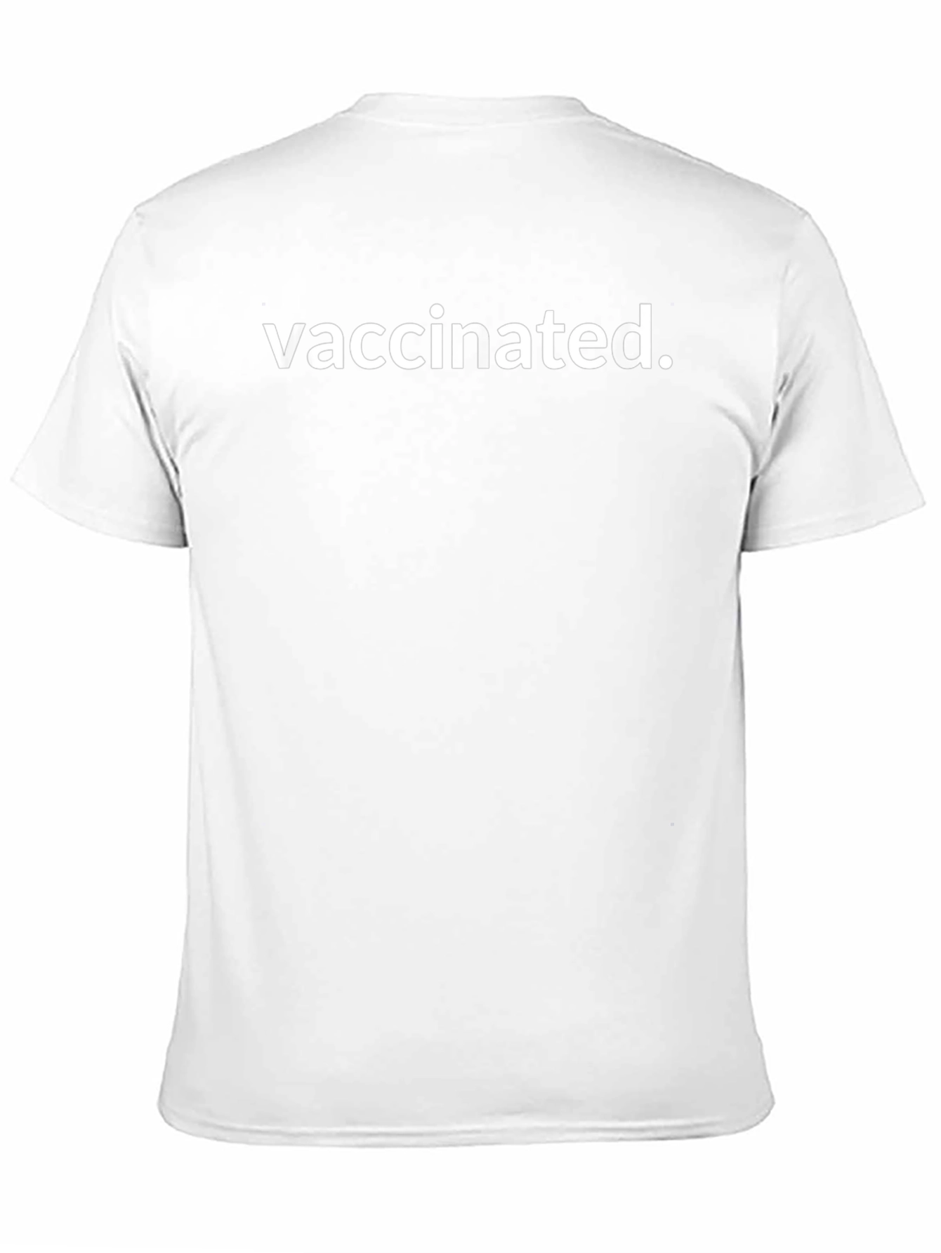 Vaccinated T-Shirt - Black Classic Fit