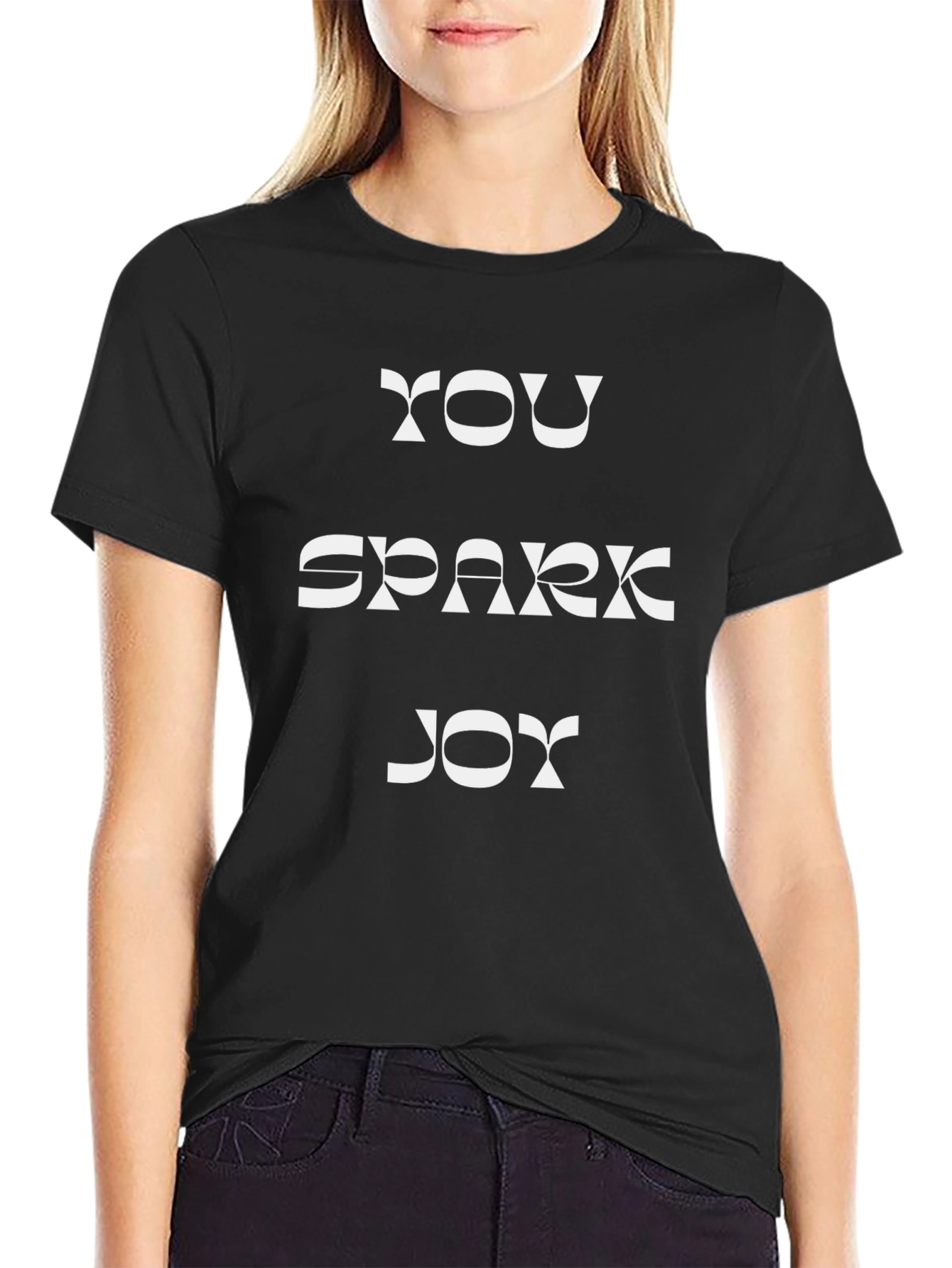 You Spark Joy Graphic T-Shirt - Black