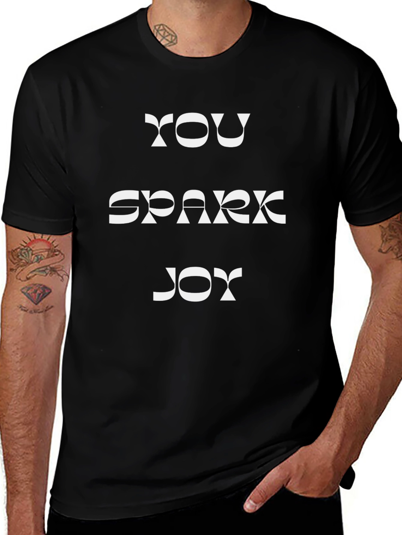 You Spark Joy Graphic T-Shirt - Black