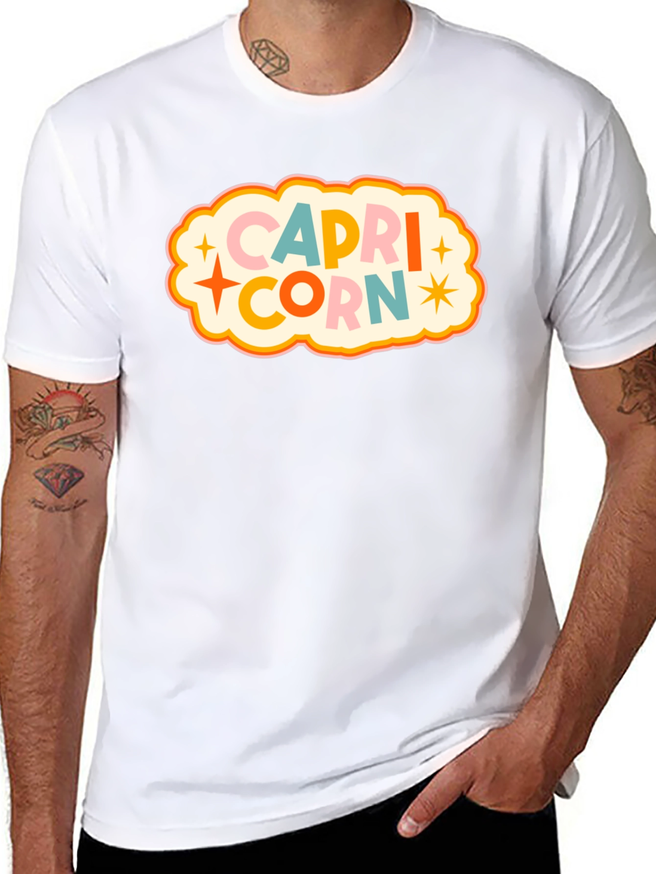 Capricorn Zodiac Graphic T-Shirt