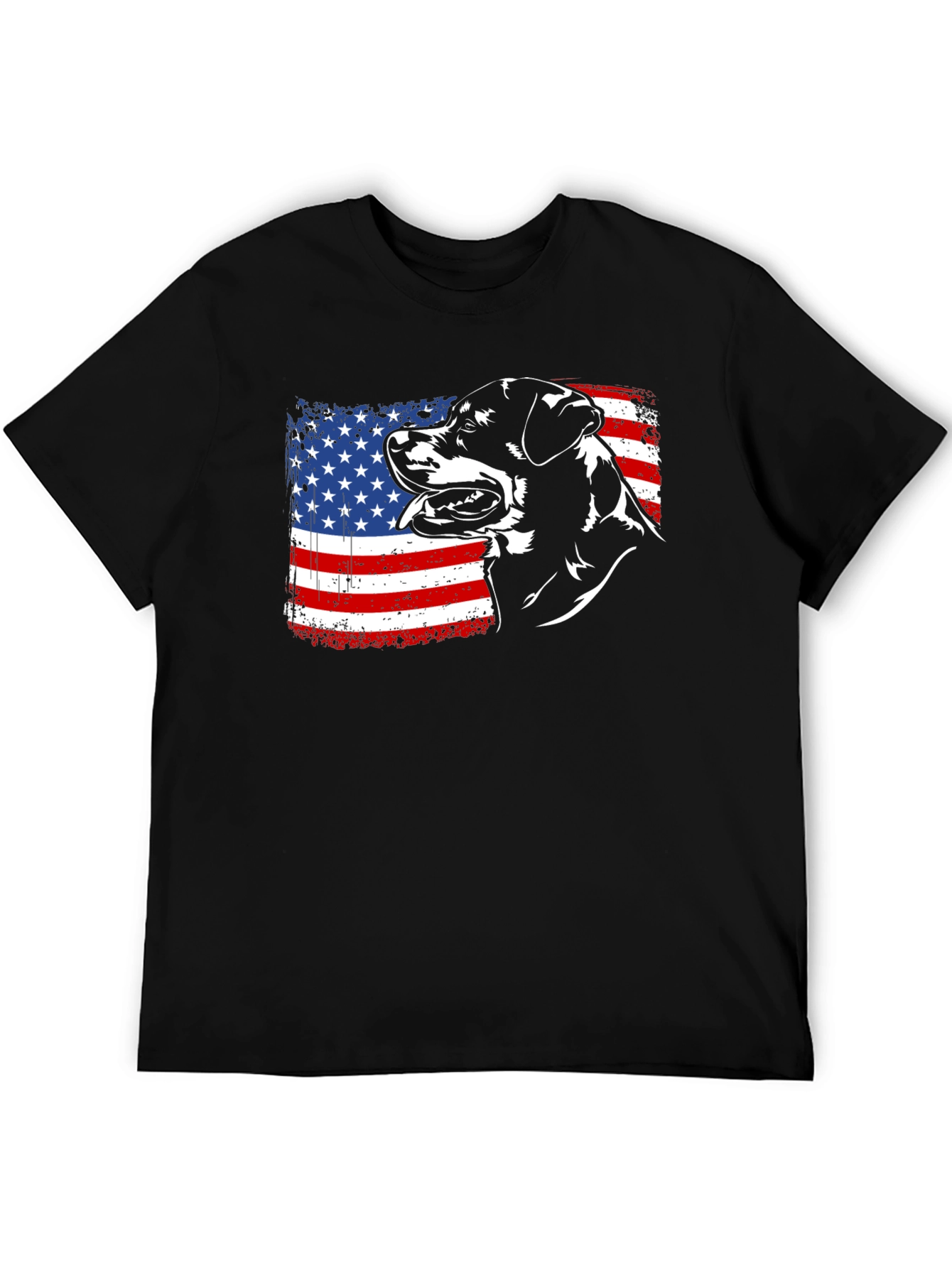 American Rottweiler T-Shirt - Patriotic Dog Tee