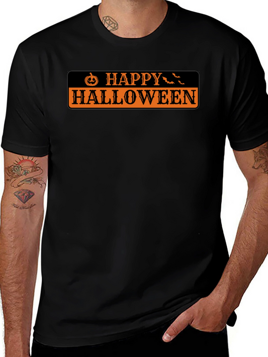 Happy Halloween Black T-Shirt