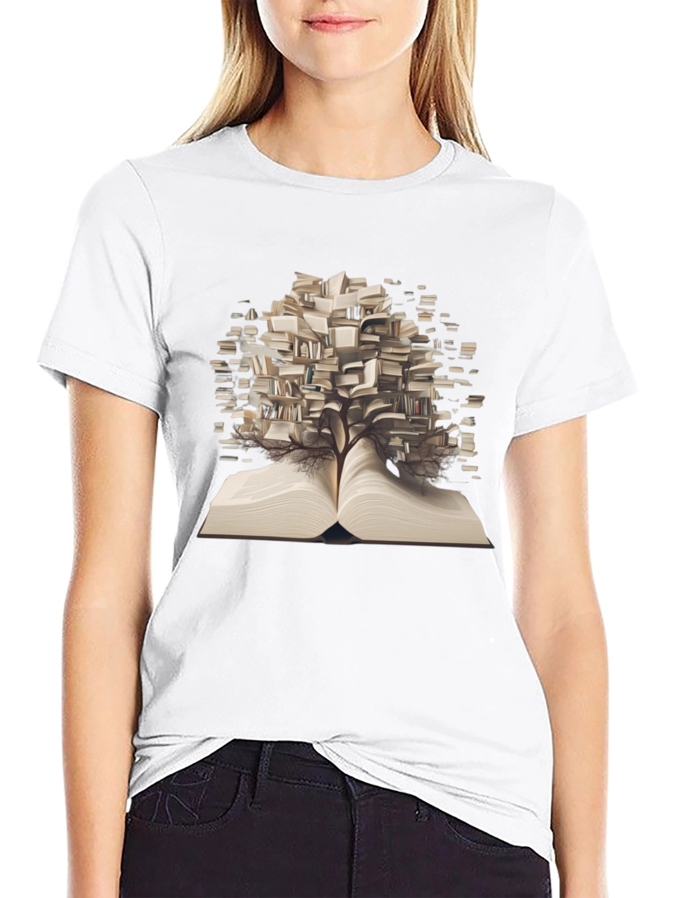 Book Tree Graphic Tee - Read and Grow