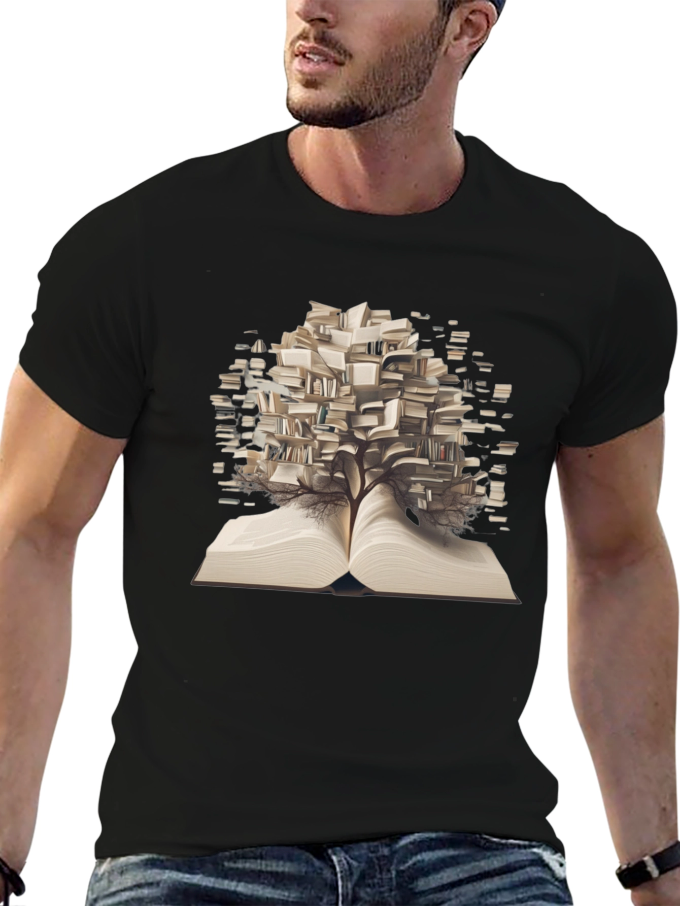 Book Tree Graphic Tee - Read and Grow