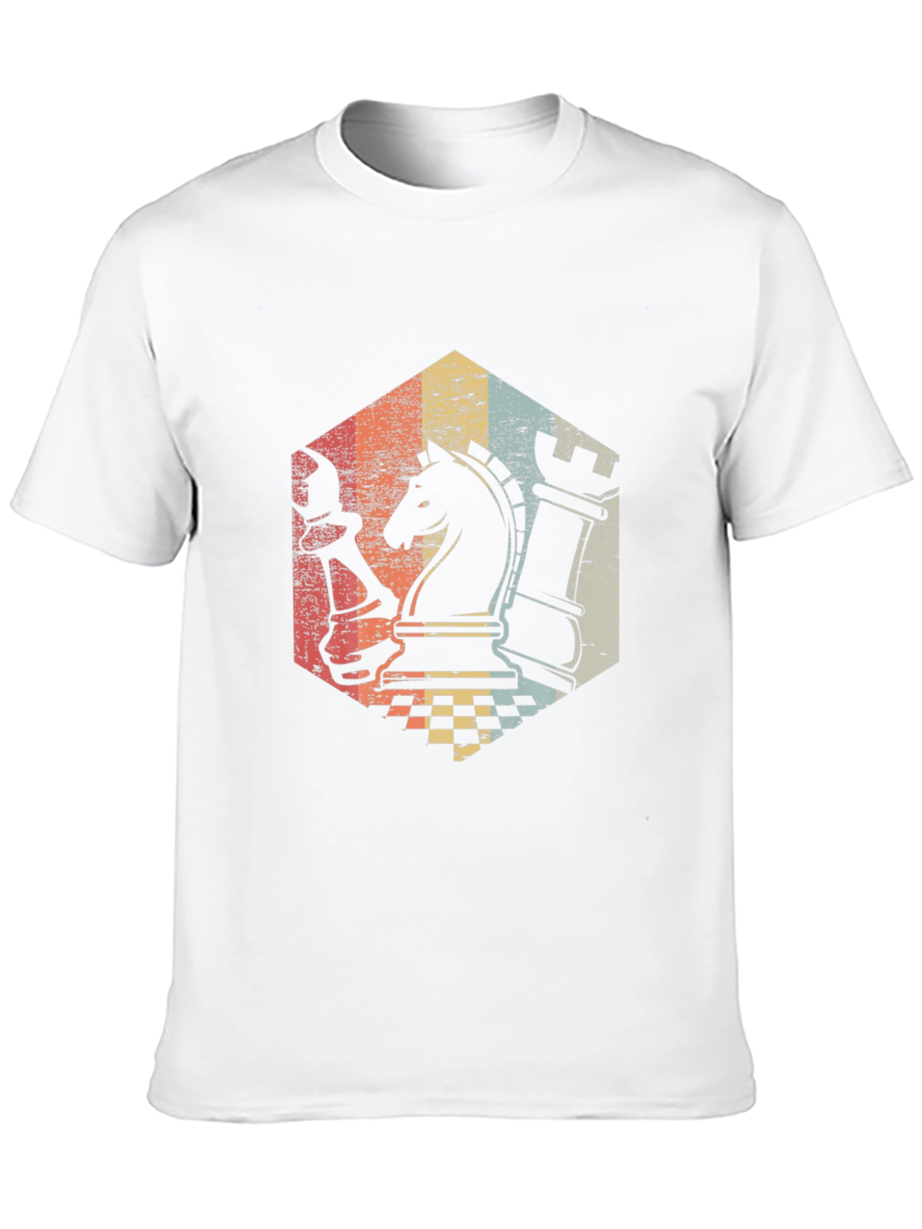 Chess Piece Retro Graphic Tee