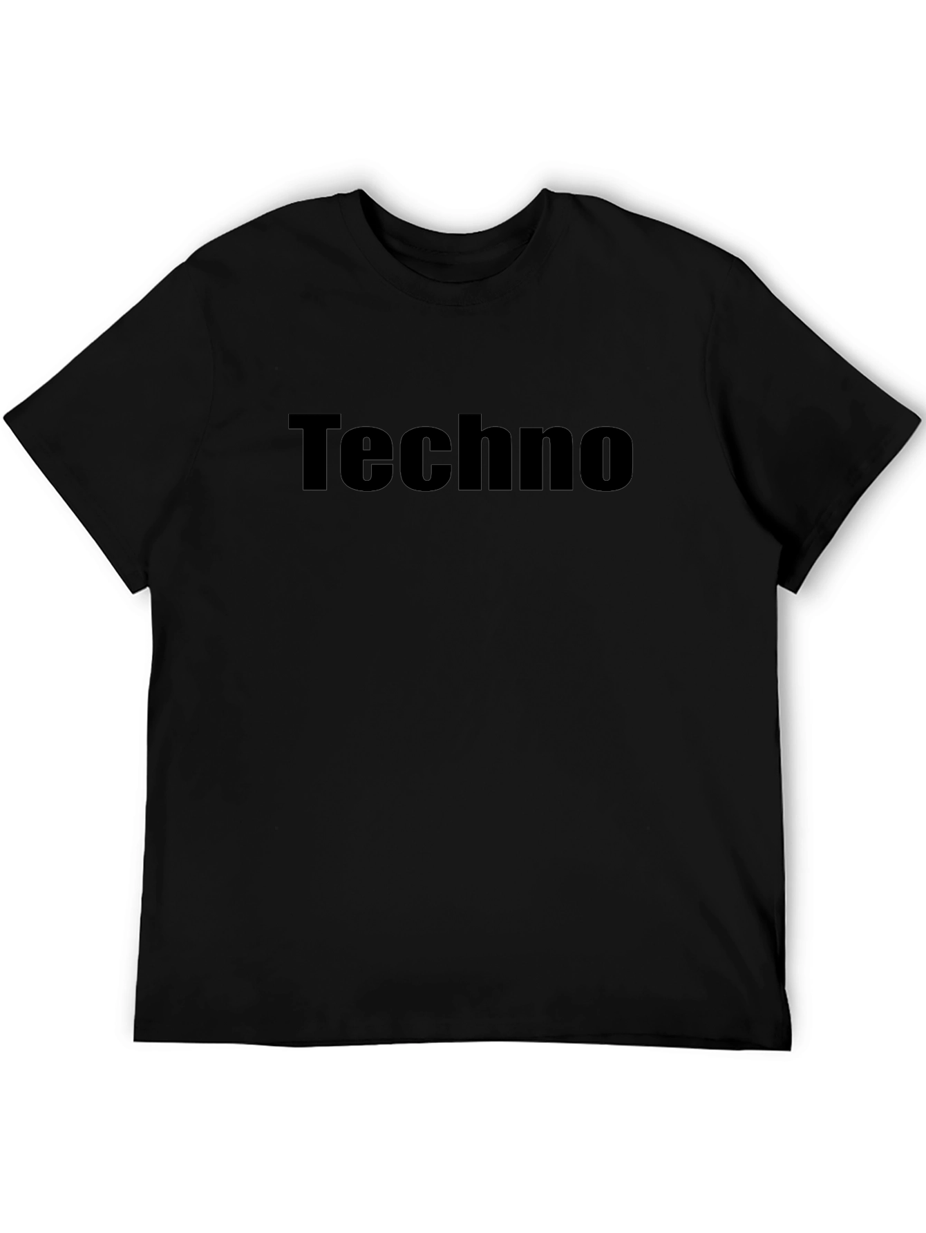 Techno T-Shirt - Classic Crew Neck Tee
