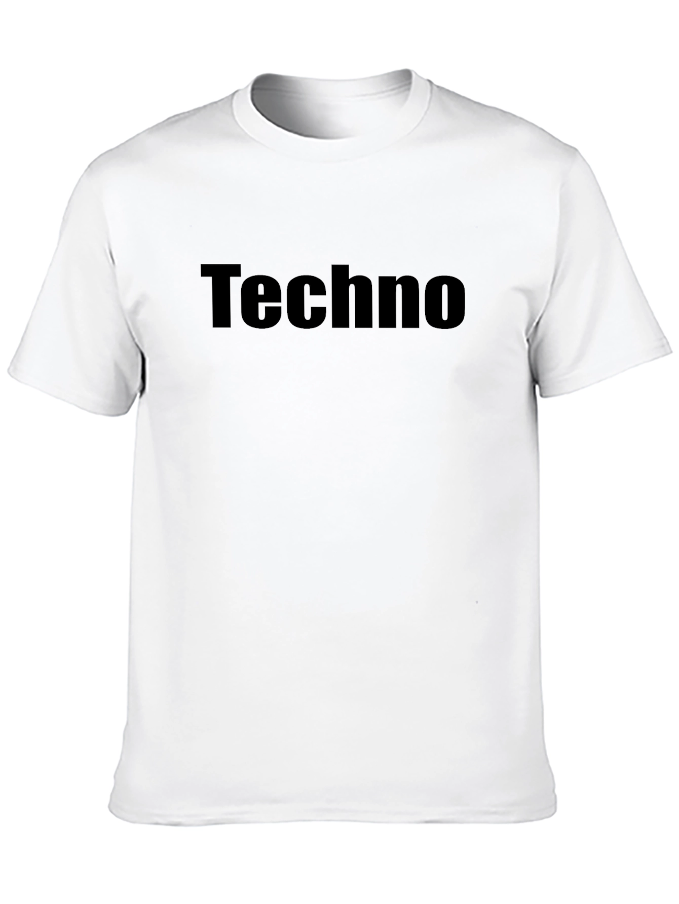 Techno T-Shirt - Classic Crew Neck Tee