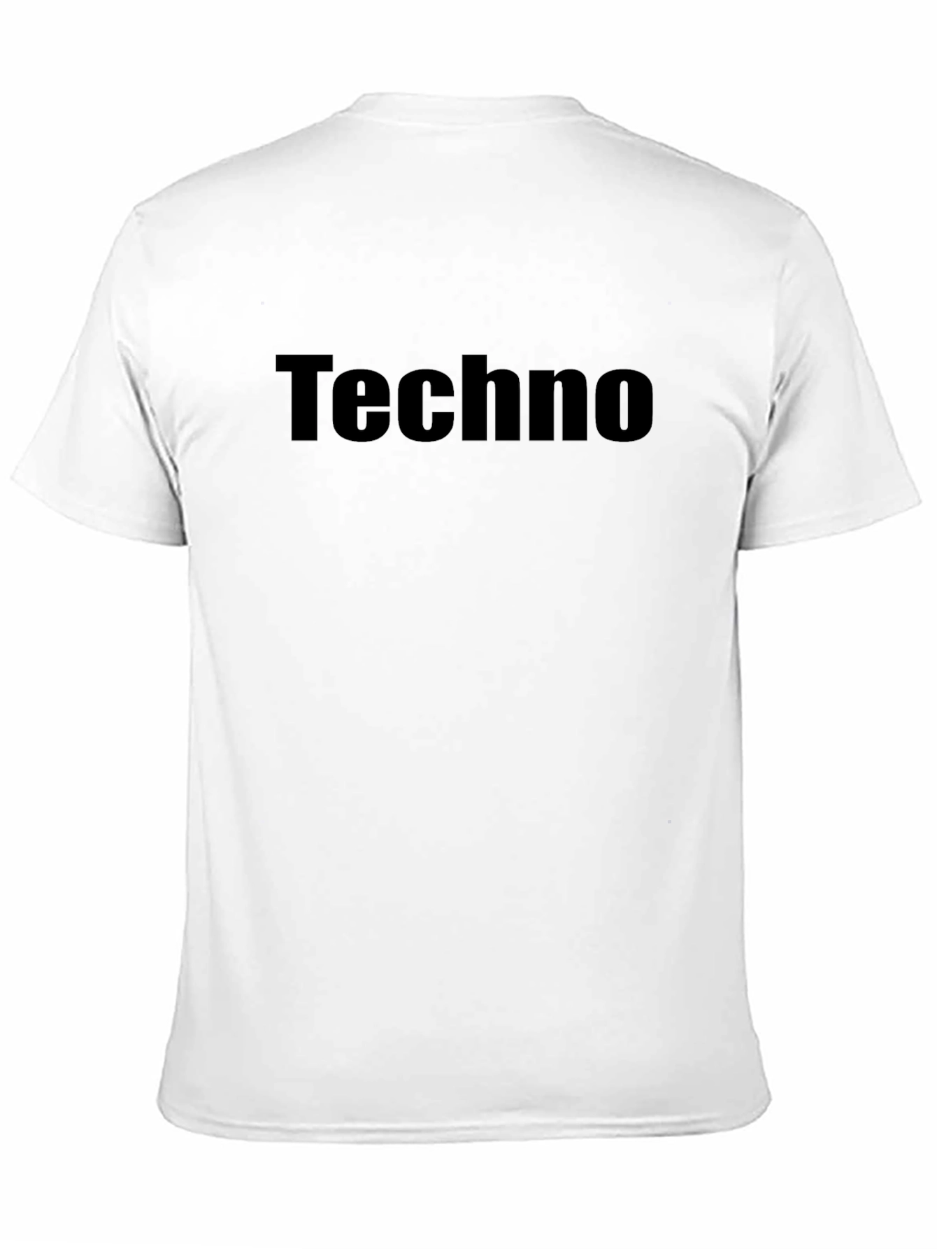 Techno T-Shirt - Classic Crew Neck Tee