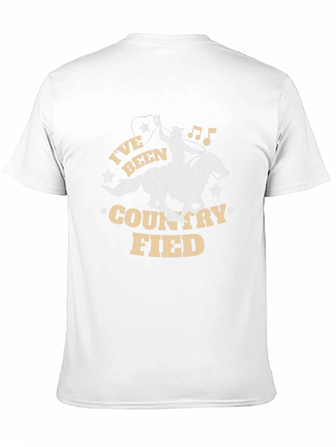 Countryfied T-Shirt - Cowboy on Horse Design