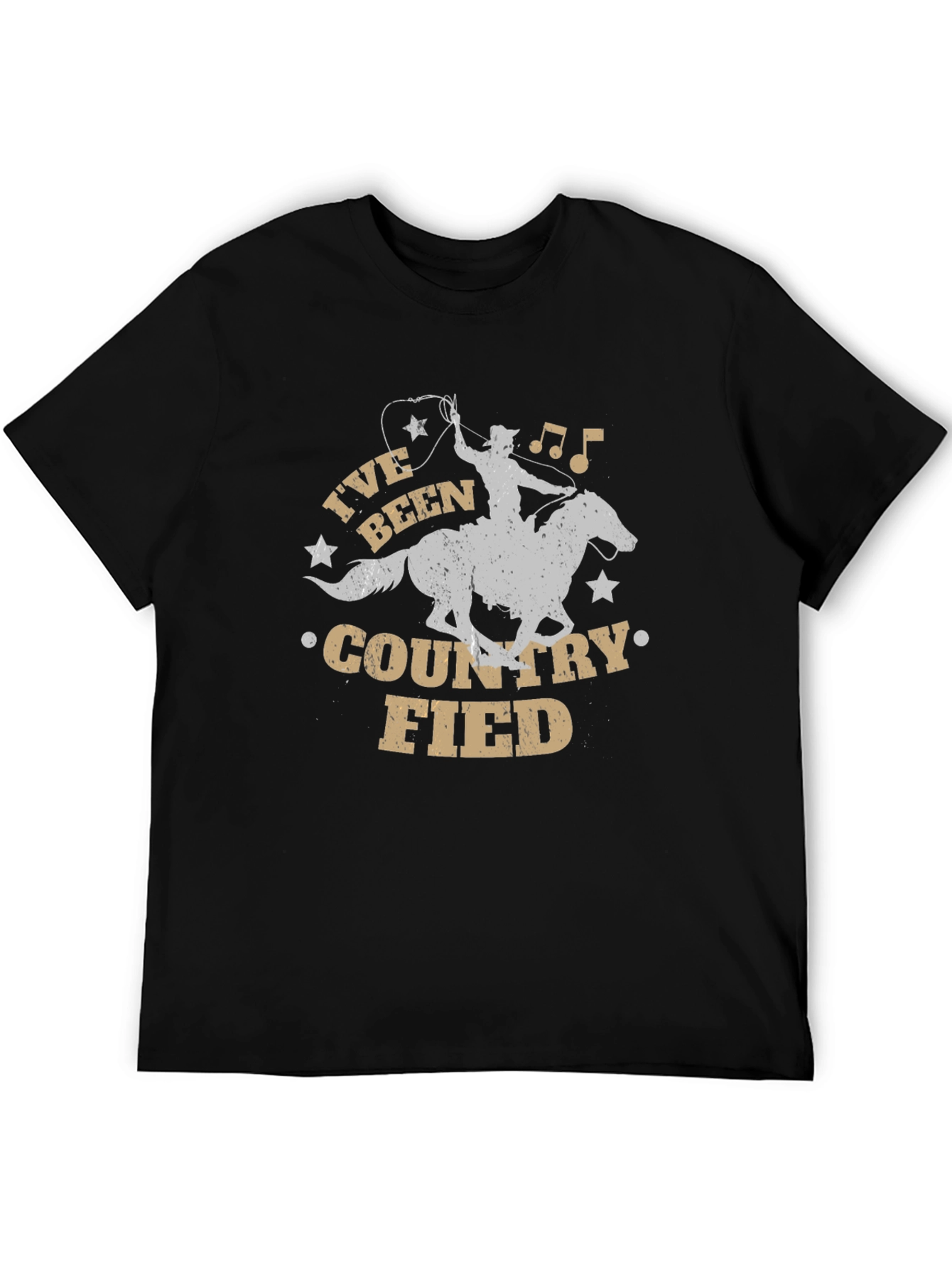 Countryfied T-Shirt - Cowboy on Horse Design